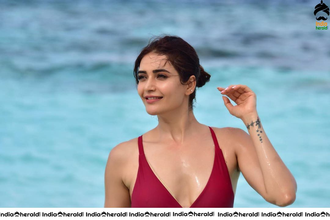 Karishma Tanna shows her Hot Body and Booty in these Bikini Photos