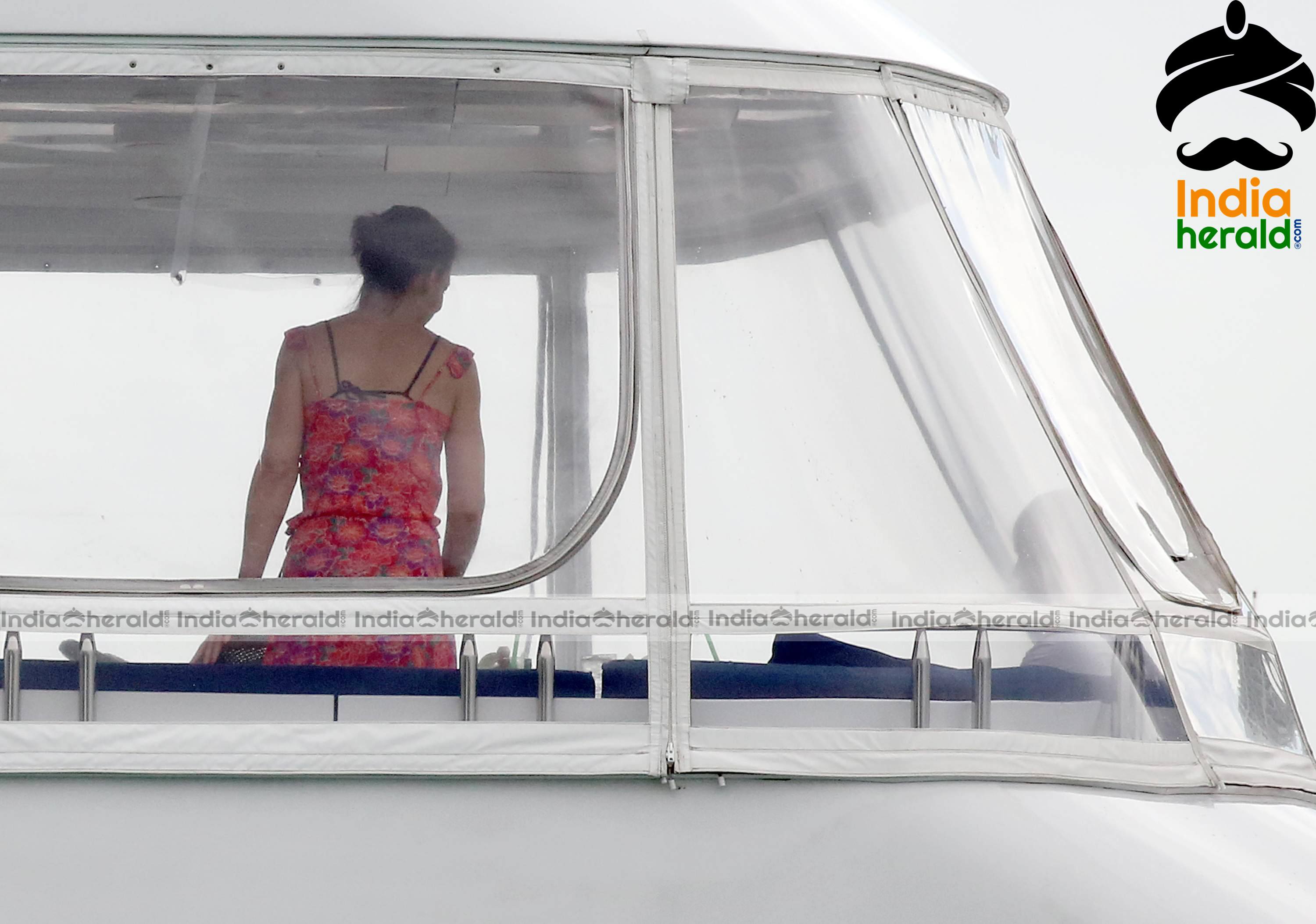 Katie Holmes Caught in Bikini in a Luxury Yacht at Miami Set 2