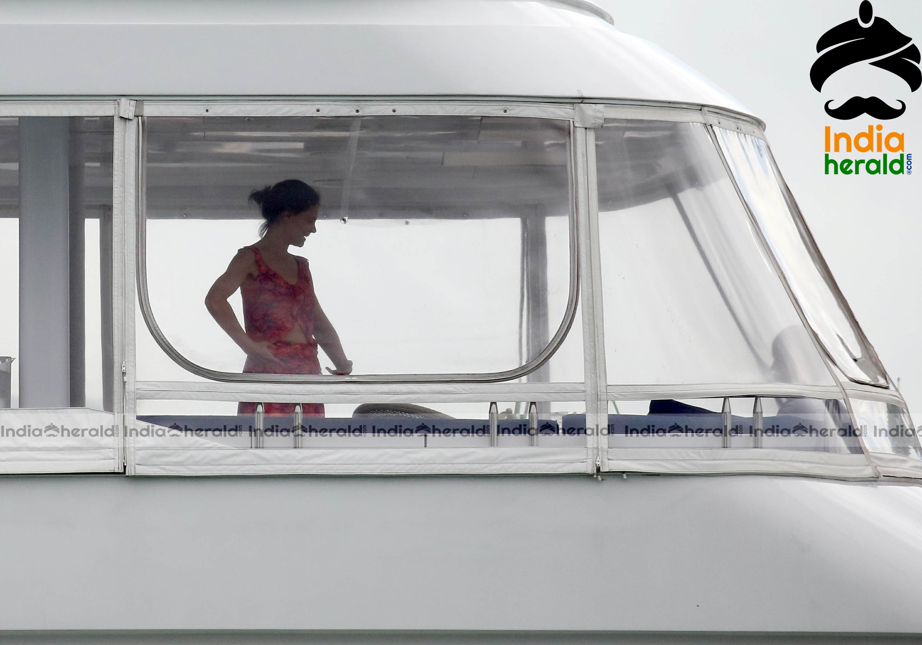 Katie Holmes Caught in Bikini in a Luxury Yacht at Miami Set 2