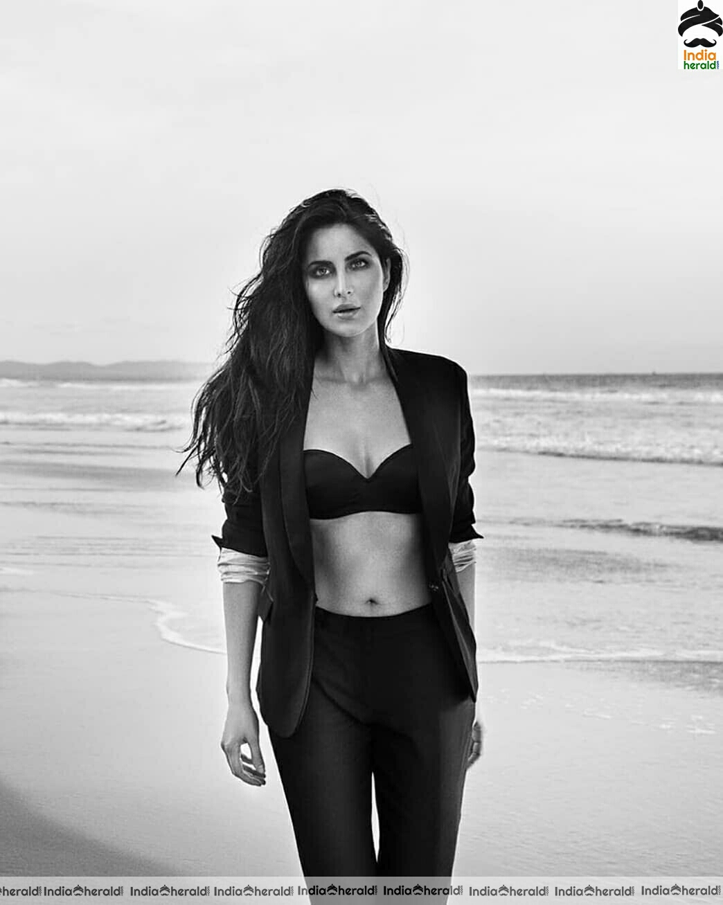 Katrina Kaif Hot Black And White Stills