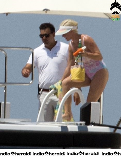 Katy Perry in Bikini enjoying a sun soaked getaway in Mallorca