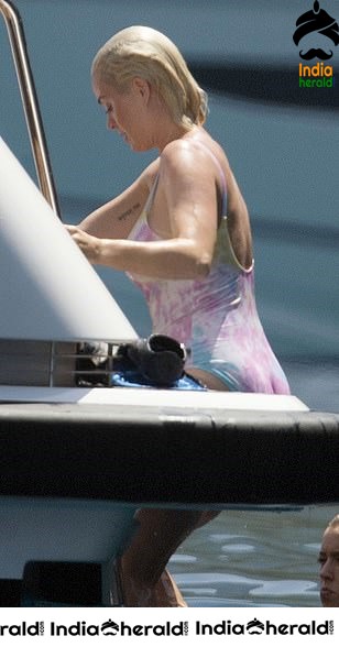 Katy Perry in Bikini enjoying a sun soaked getaway in Mallorca