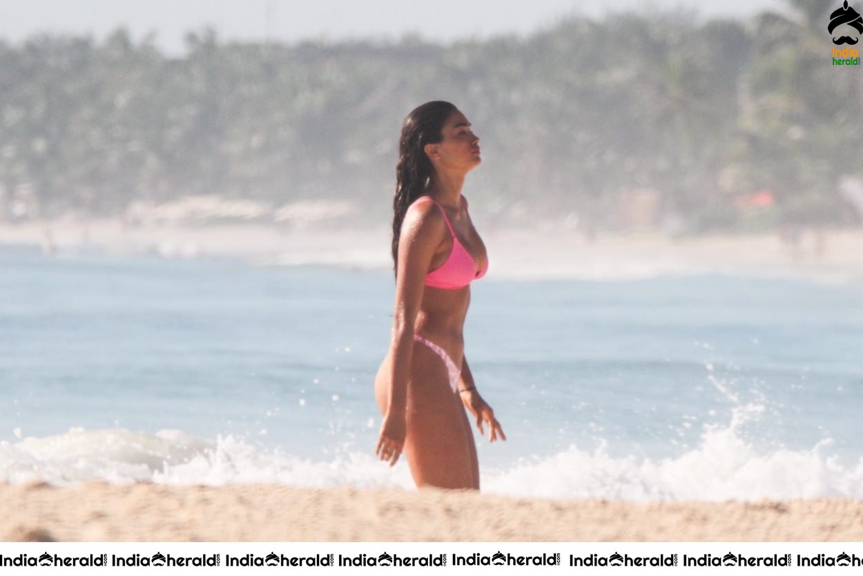 Kelly Gale in Bikini on the beach in Tulum