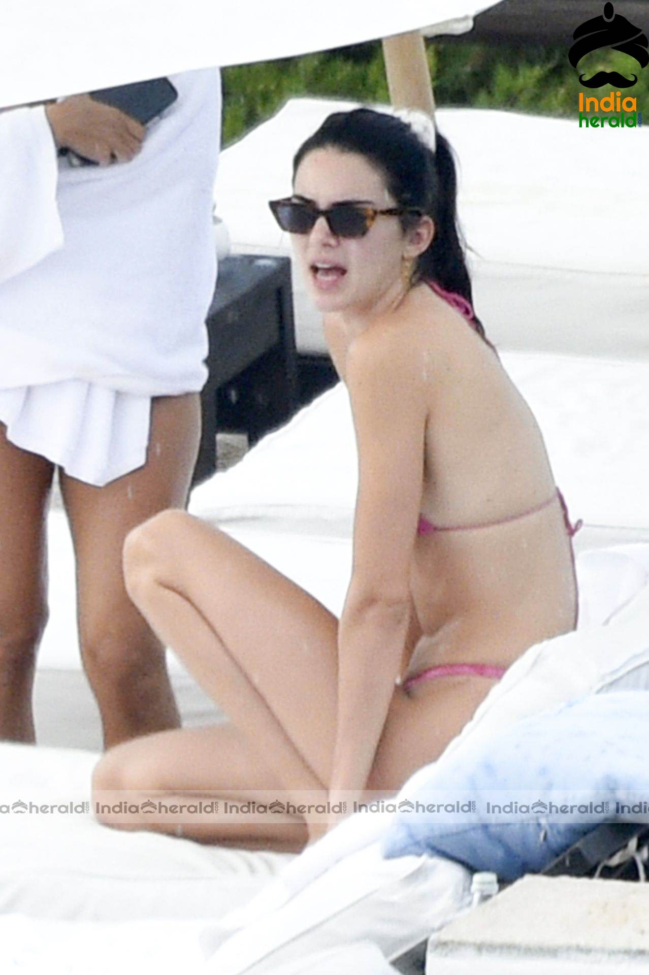 Kendall Jenner String Bikini candids during her Sardinia Set 1
