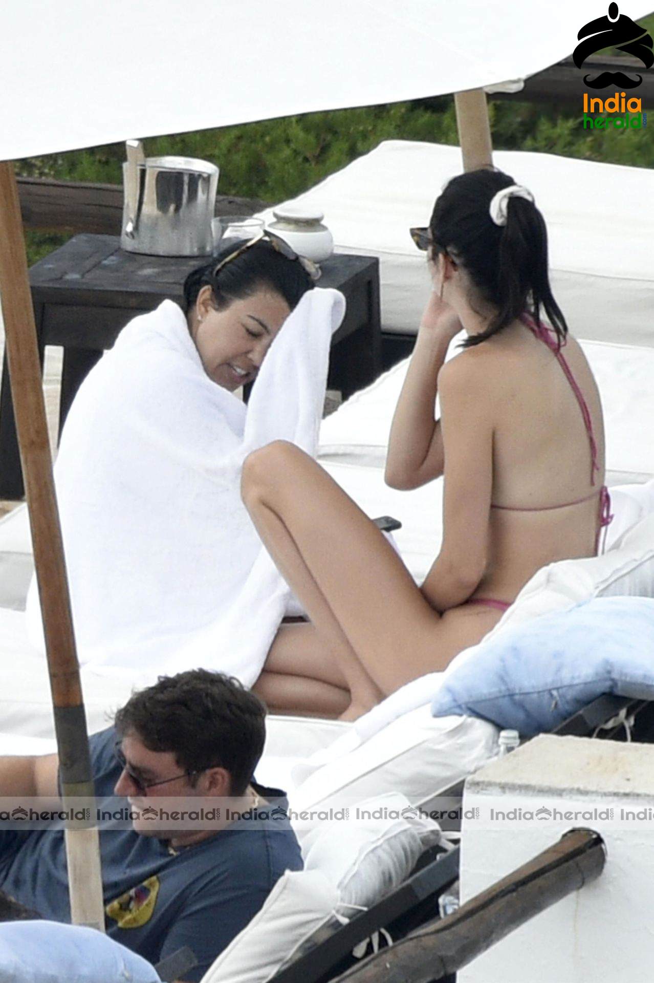 Kendall Jenner String Bikini candids during her Sardinia Set 1