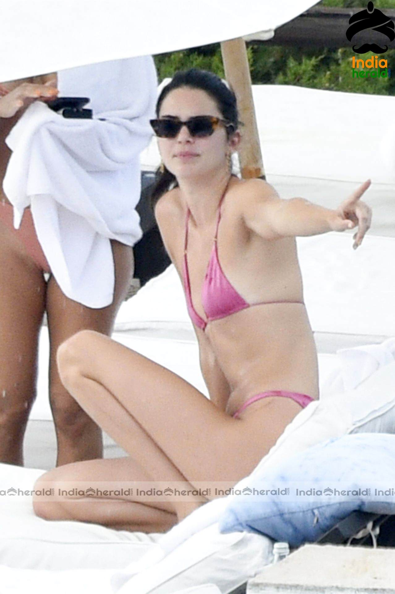 Kendall Jenner String Bikini candids during her Sardinia Set 1