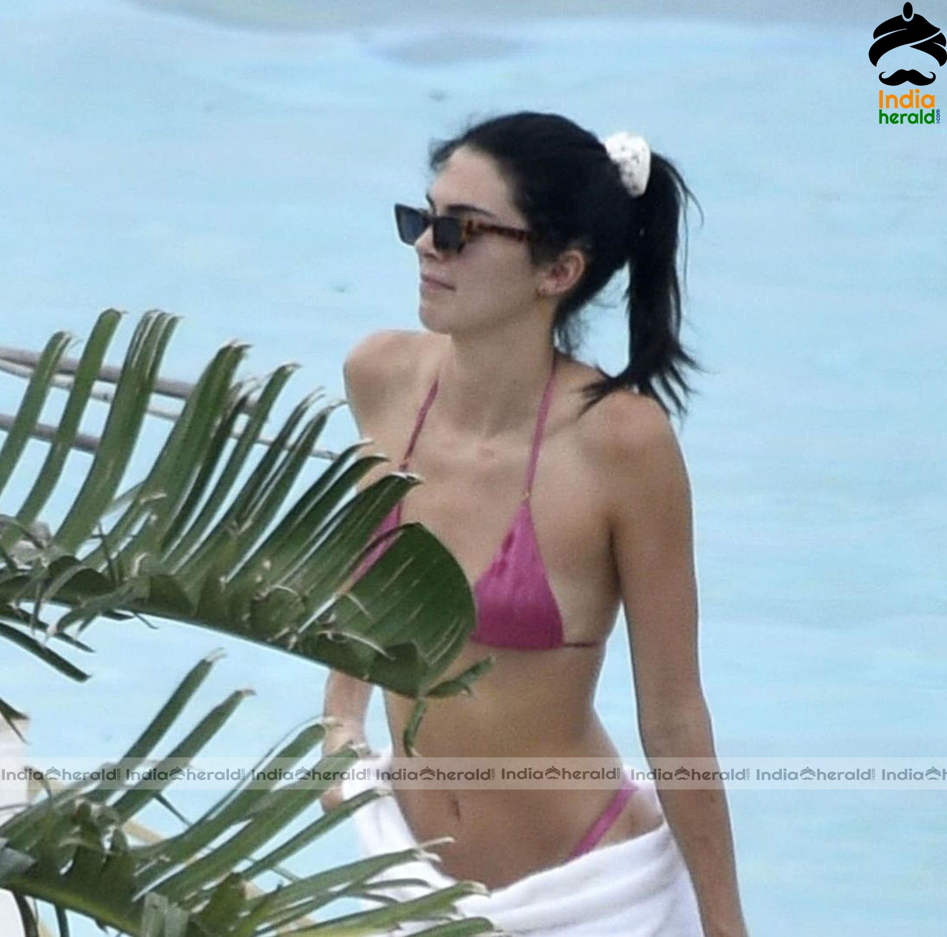 Kendall Jenner String Bikini candids during her Sardinia Set 1