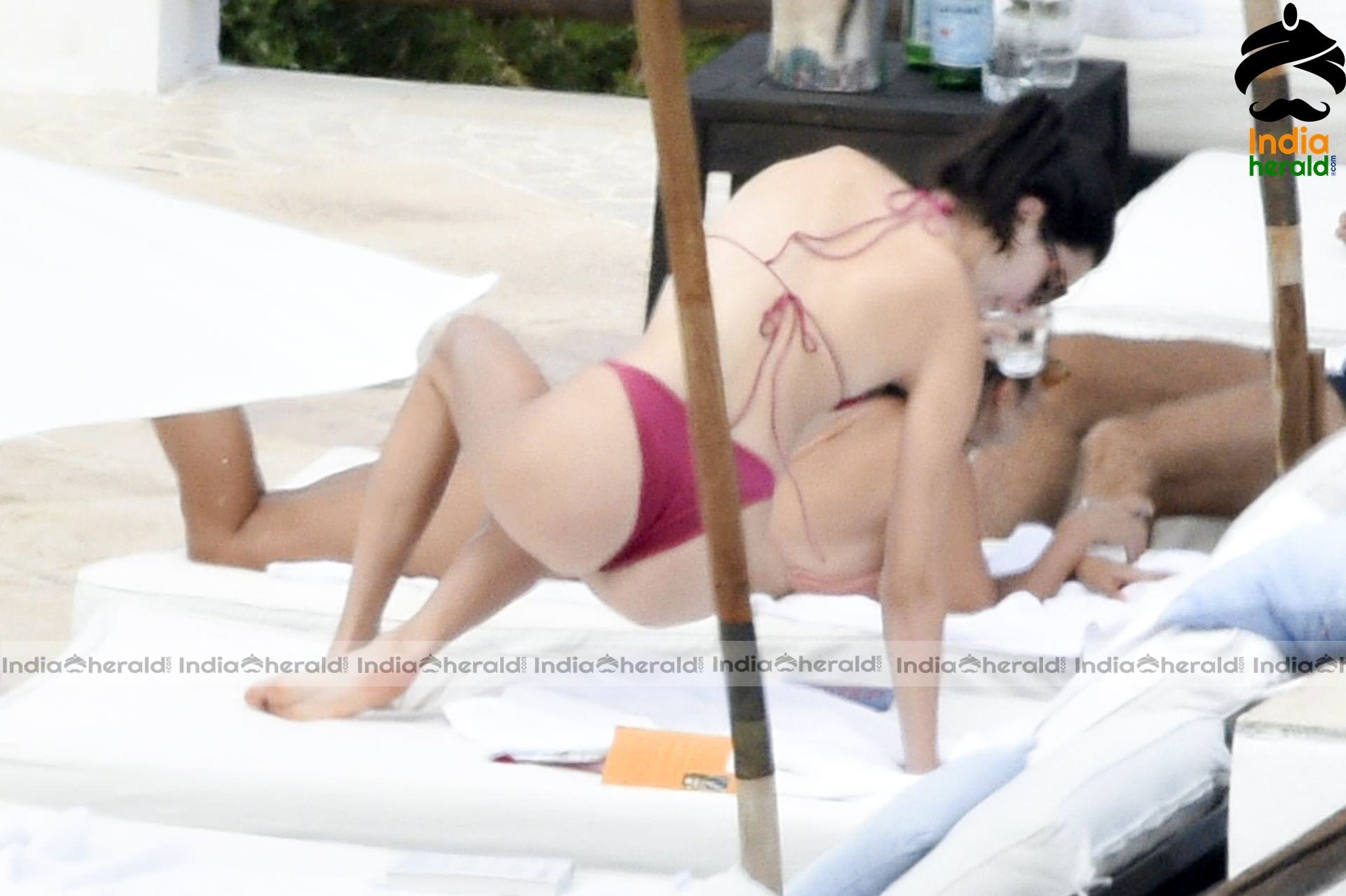 Kendall Jenner String Bikini candids during her Sardinia Set 2