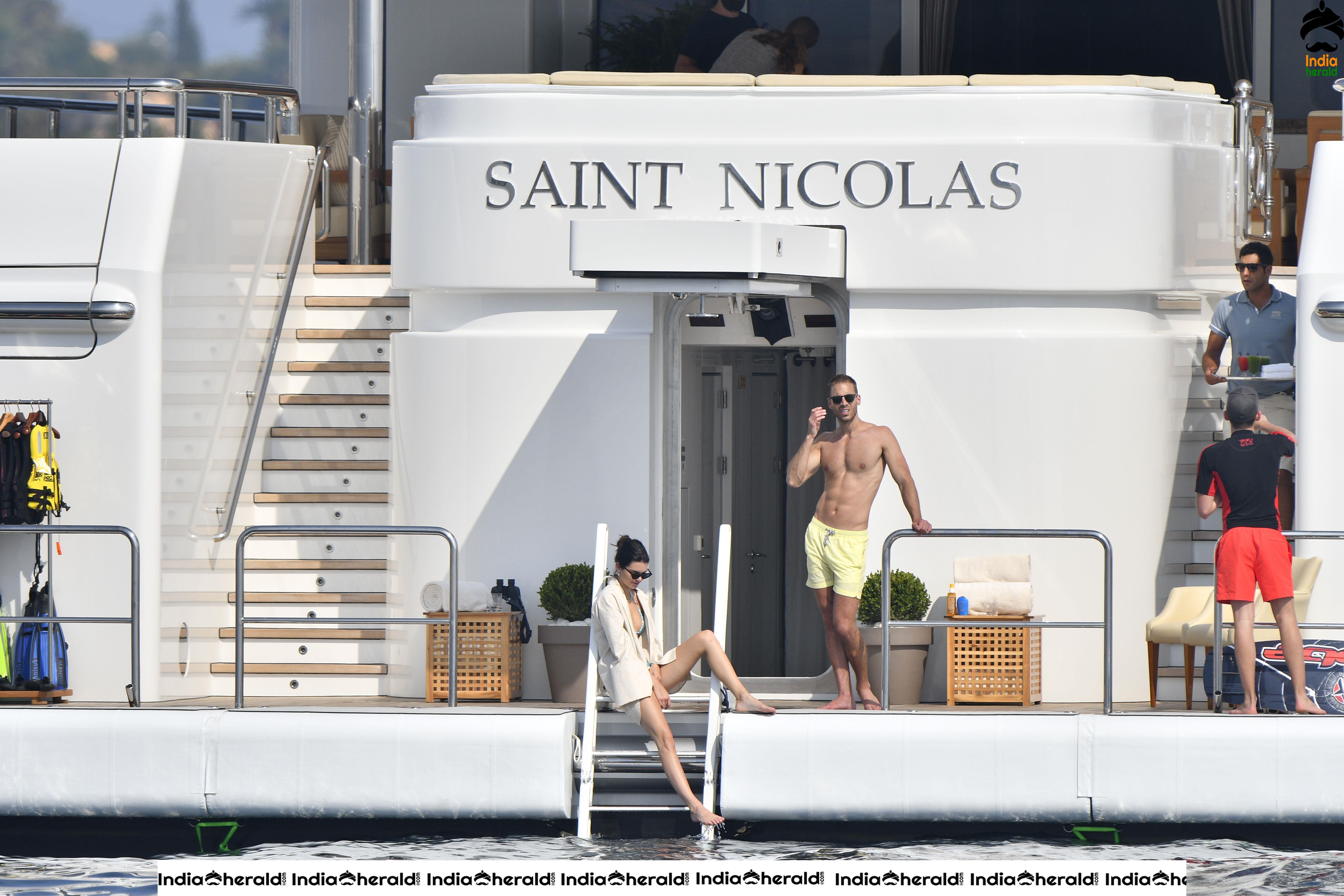 Kendall Jenner Wearing a Bikini in Cannes Set 1