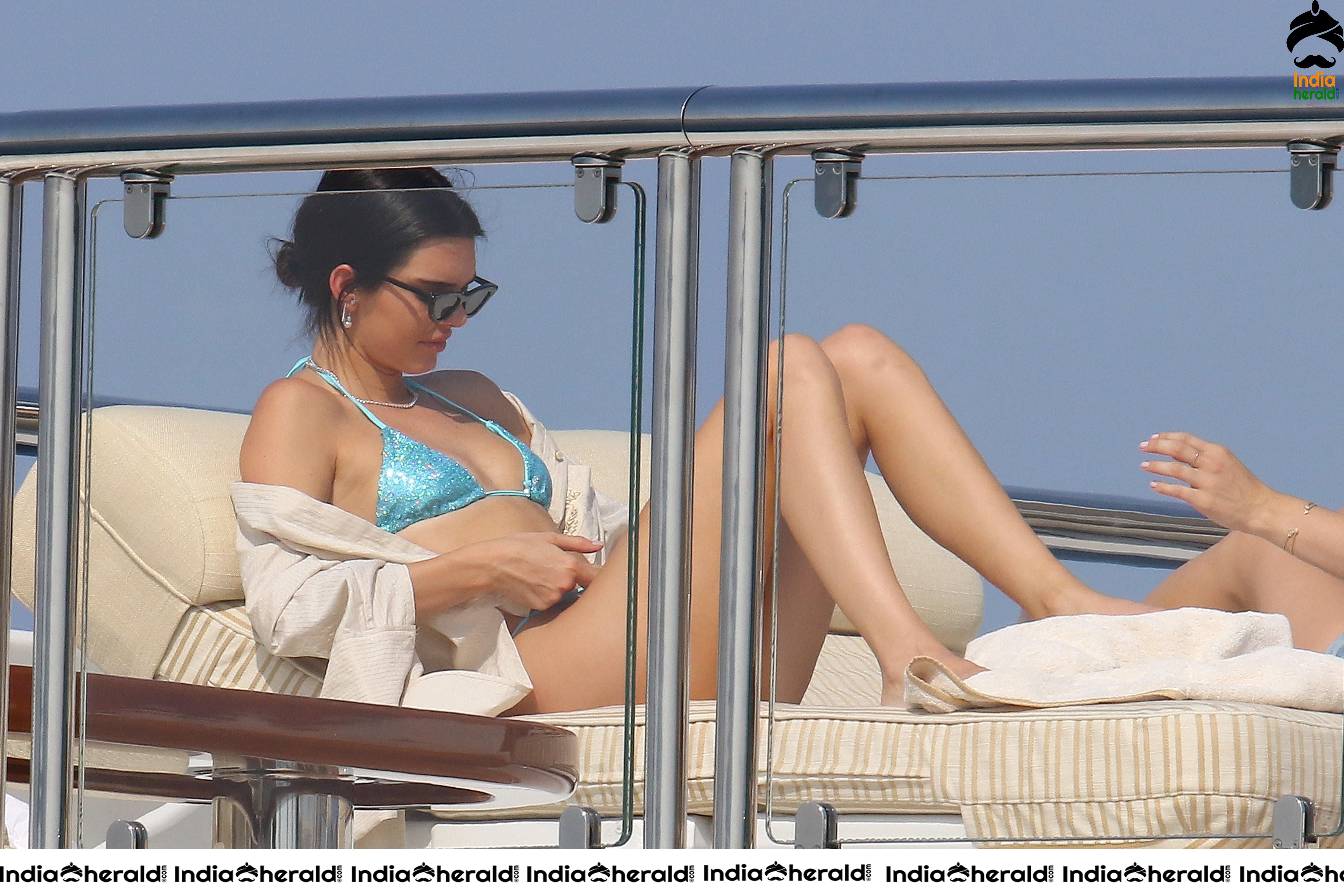 Kendall Jenner Wearing a Bikini in Cannes Set 1