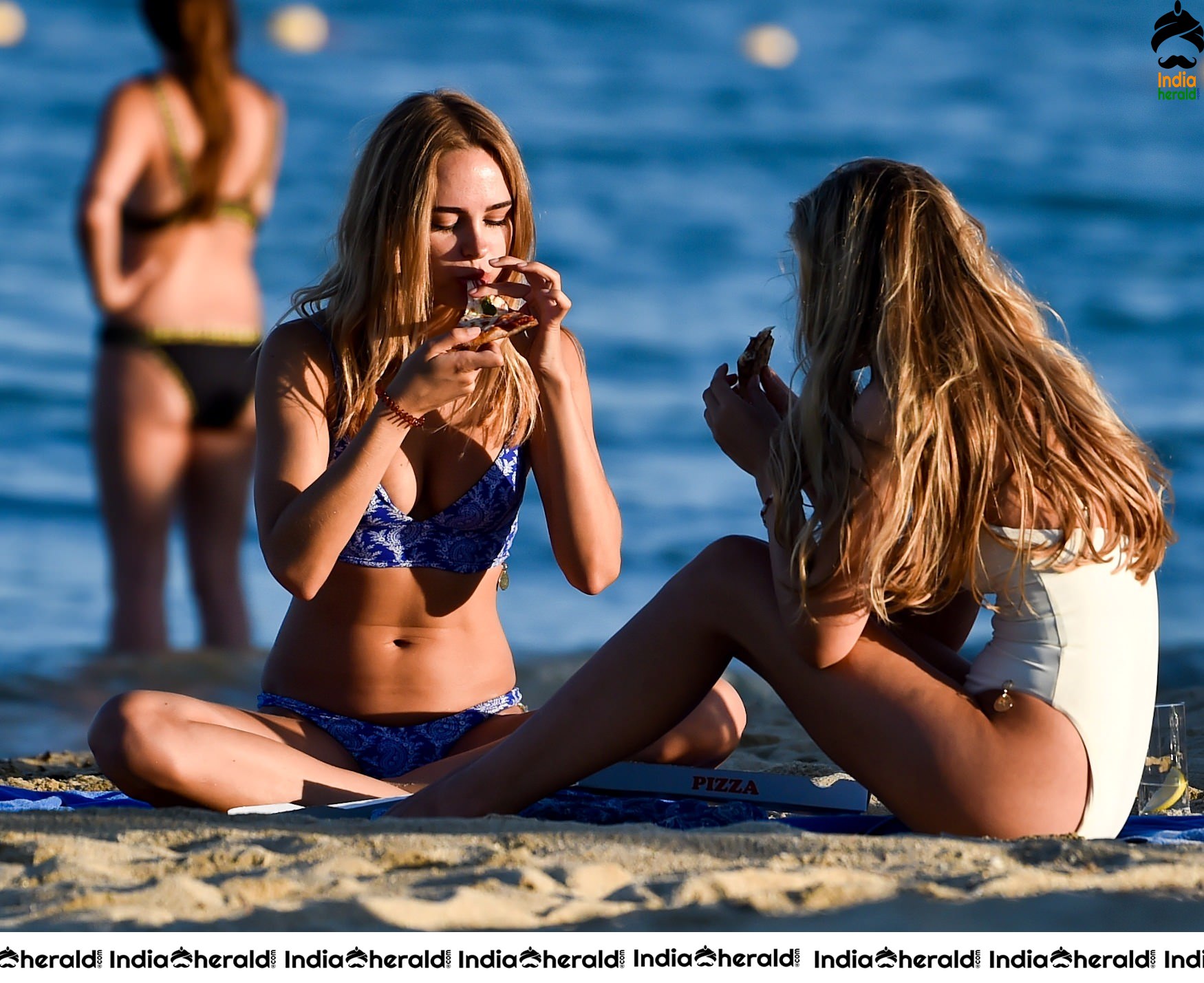 Kimberley Garner in Bikini and riding on a jet ski at St Tropez Set 1