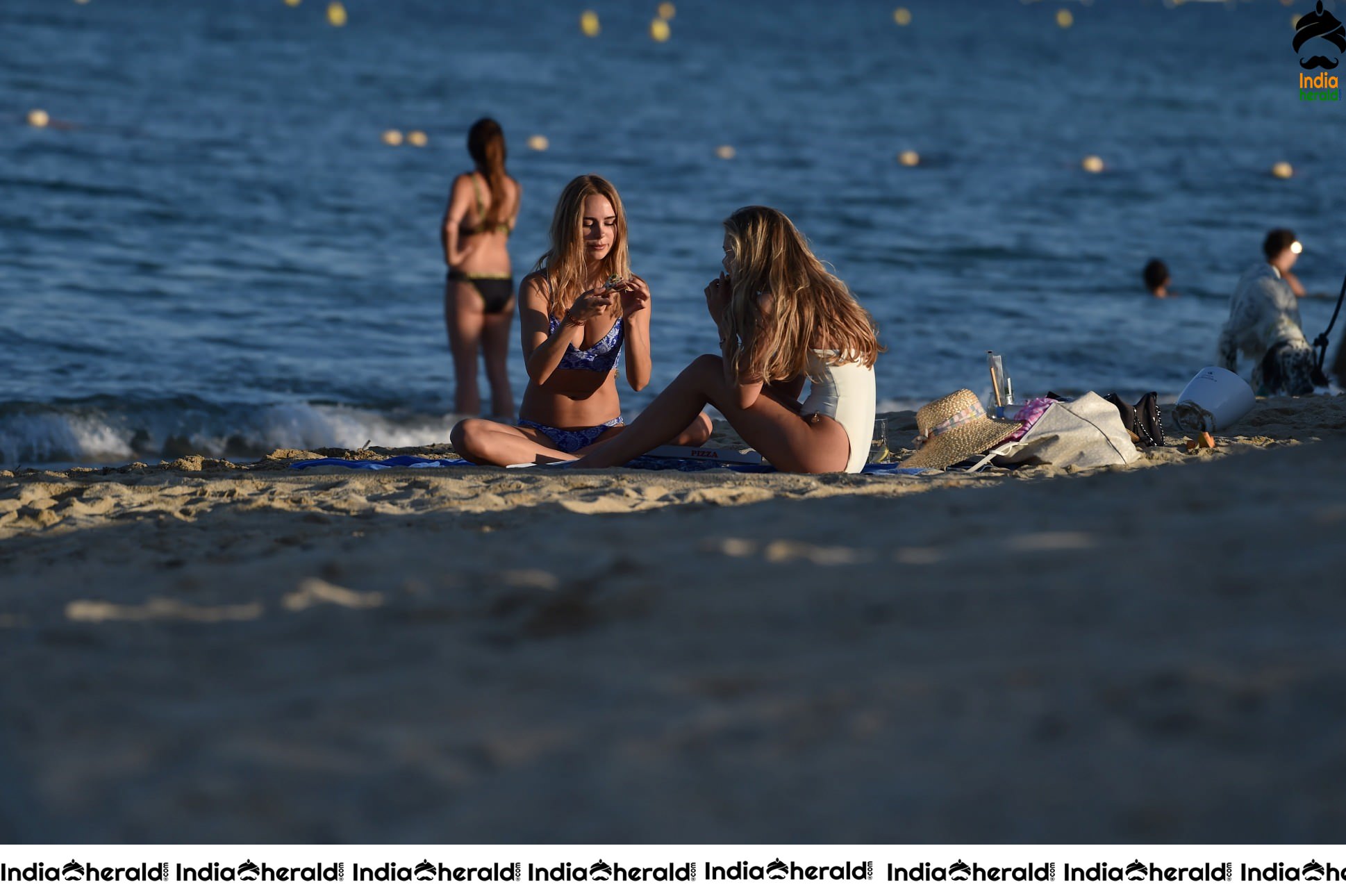 Kimberley Garner in Bikini and riding on a jet ski at St Tropez Set 2