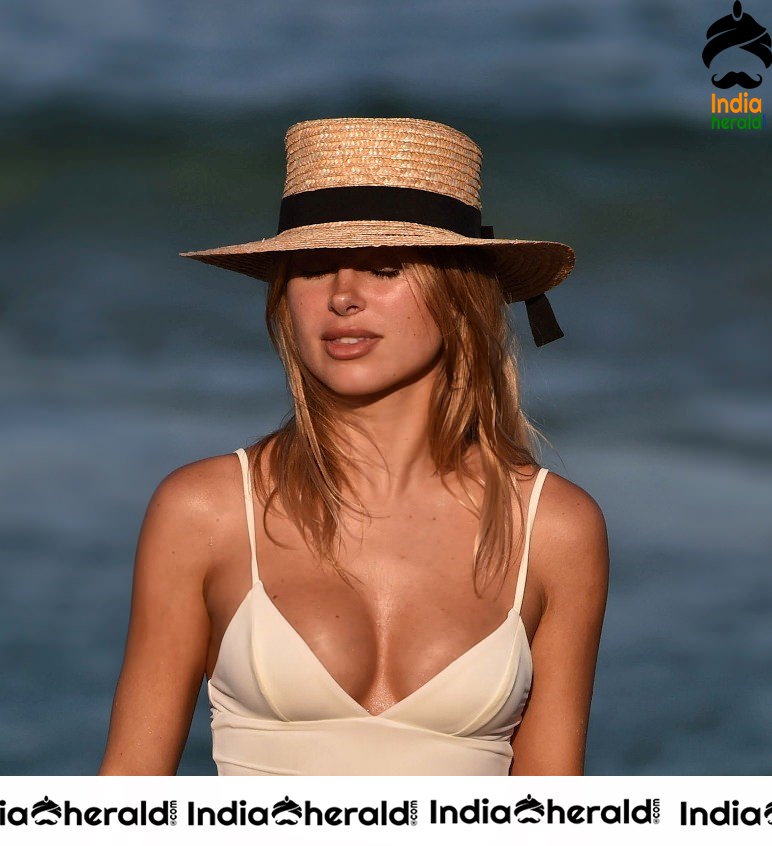 Kimberley Garner in Bikini on the beach in St Tropez Set 2