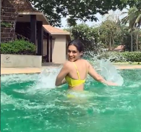 Kriti Sanon Spices Her Day With The Bikini