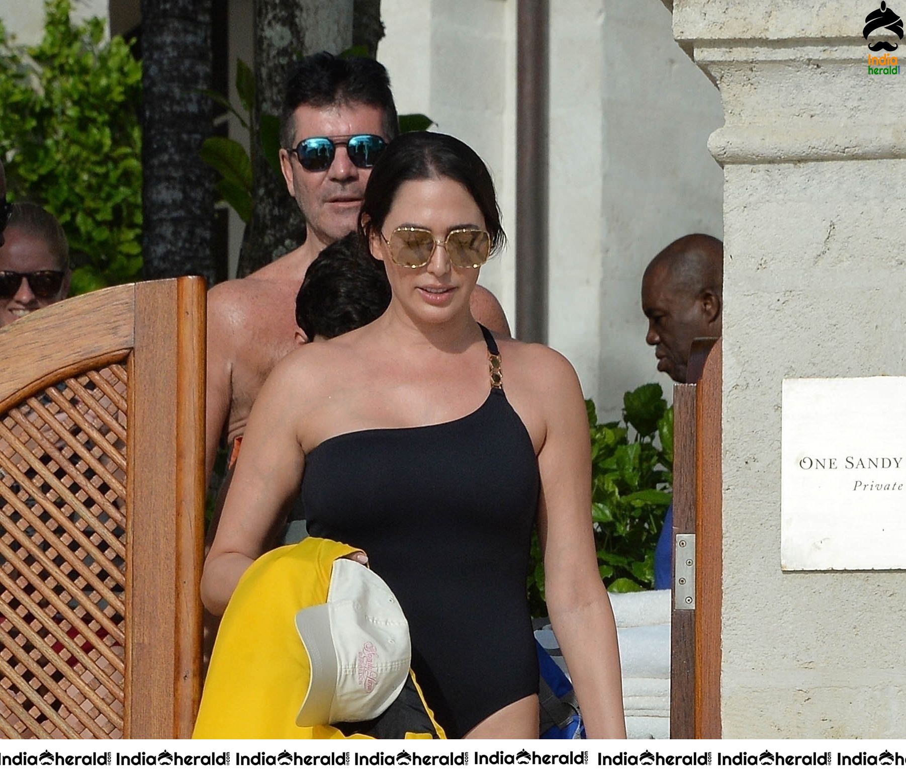 Lauren Silverman in Bikini enjoys a beach day in Barbados Set 2