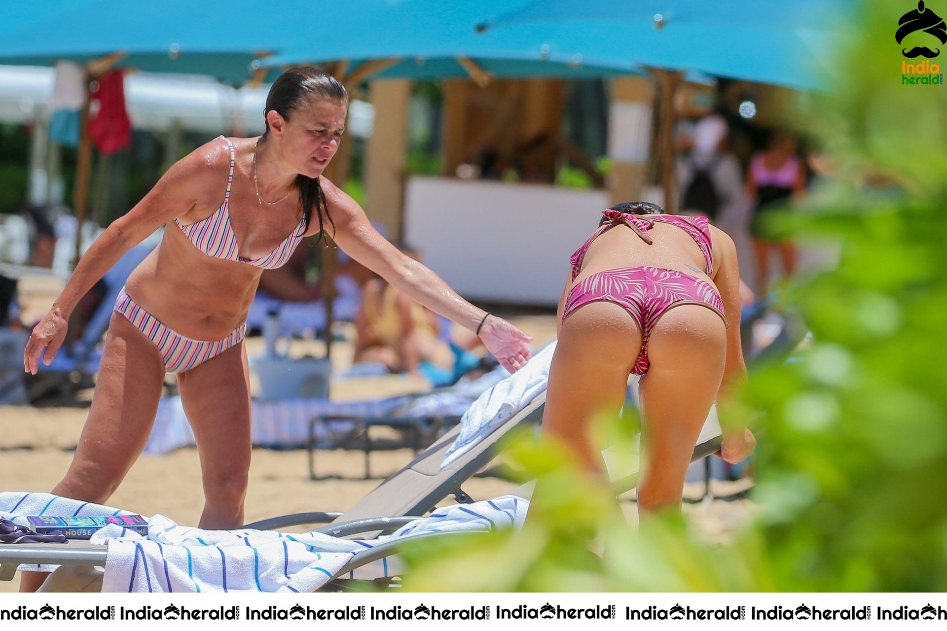 Lea Michele In Bikini At Beach In Hawaii Set 2