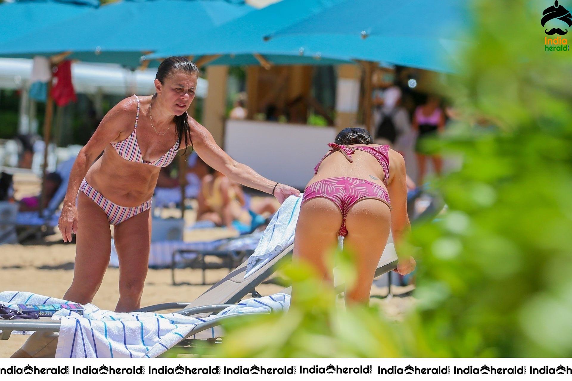 Lea Michele In Bikini At Beach In Hawaii Set 2