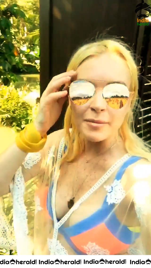 Lindsay Lohan in Bikini