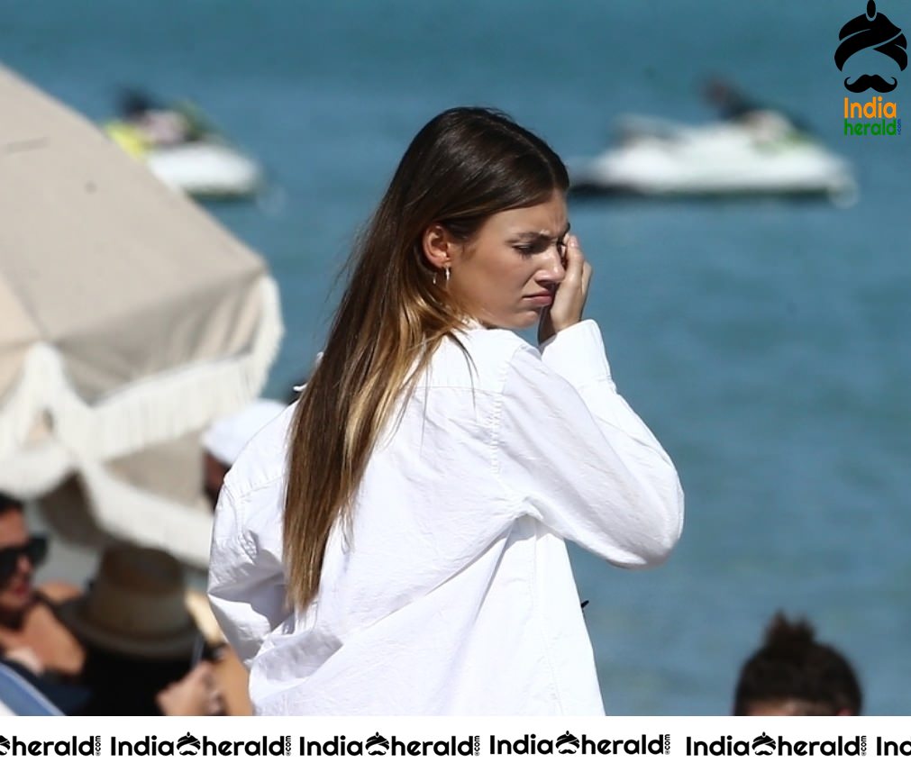 Lorena Rae in Bikini on the beach in Miami