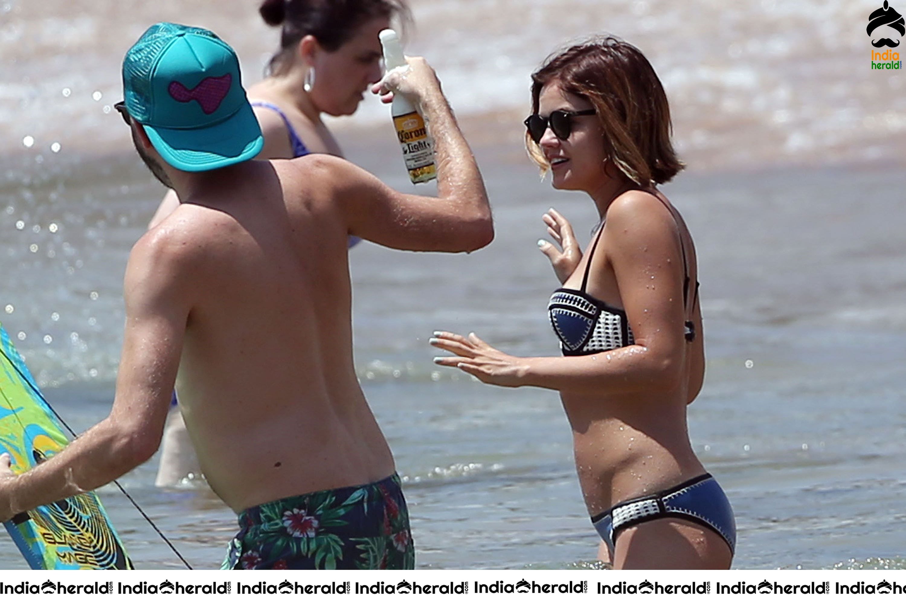 Lucy Hale Wearing a Bikini at a Beach in Hawaii Set 2