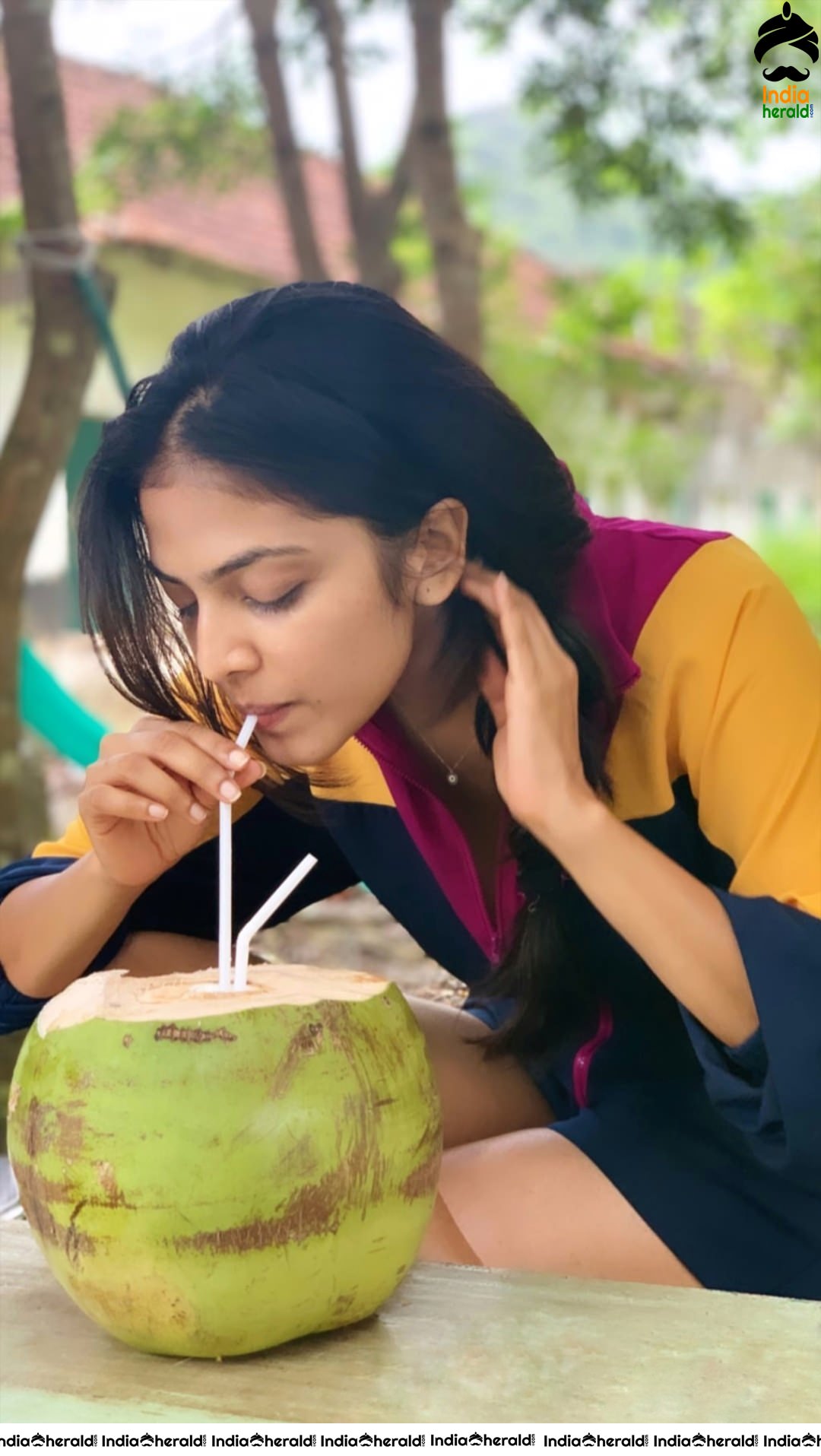 Malavika Mohanan shows her Slender Thighs while Hiking in the Mountains