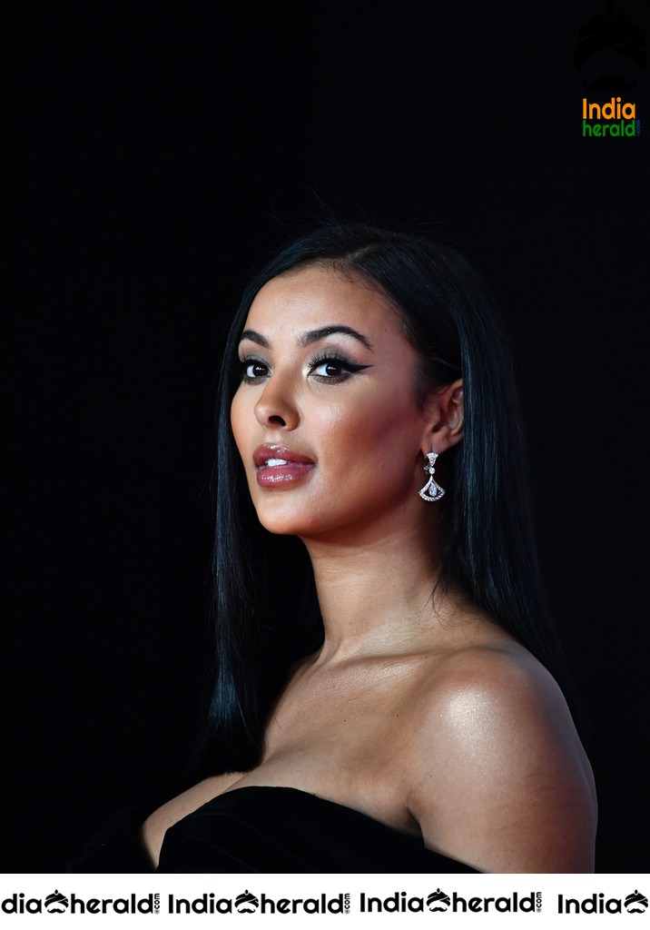 Maya Jama at The BRIT Awards 2020 in London