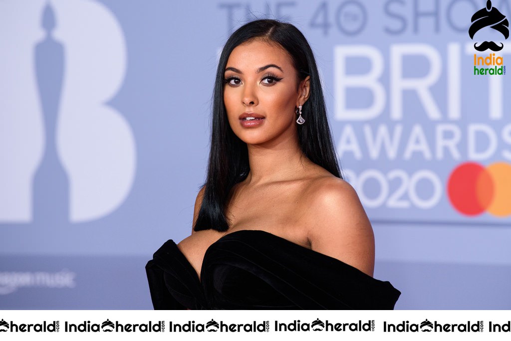 Maya Jama at The BRIT Awards 2020 in London