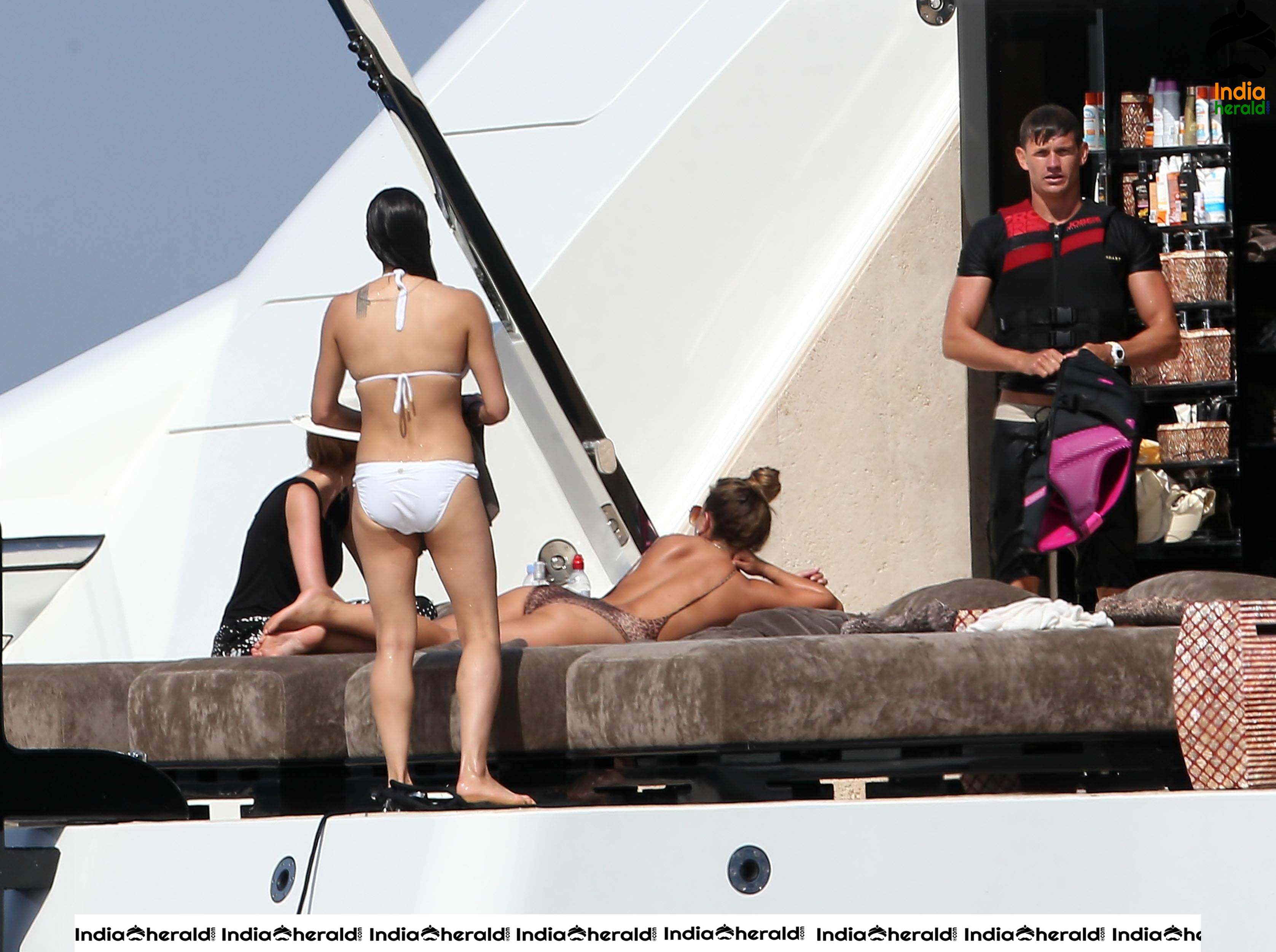 Michelle Rodriguez in a White Bikini at St Tropez Set 2