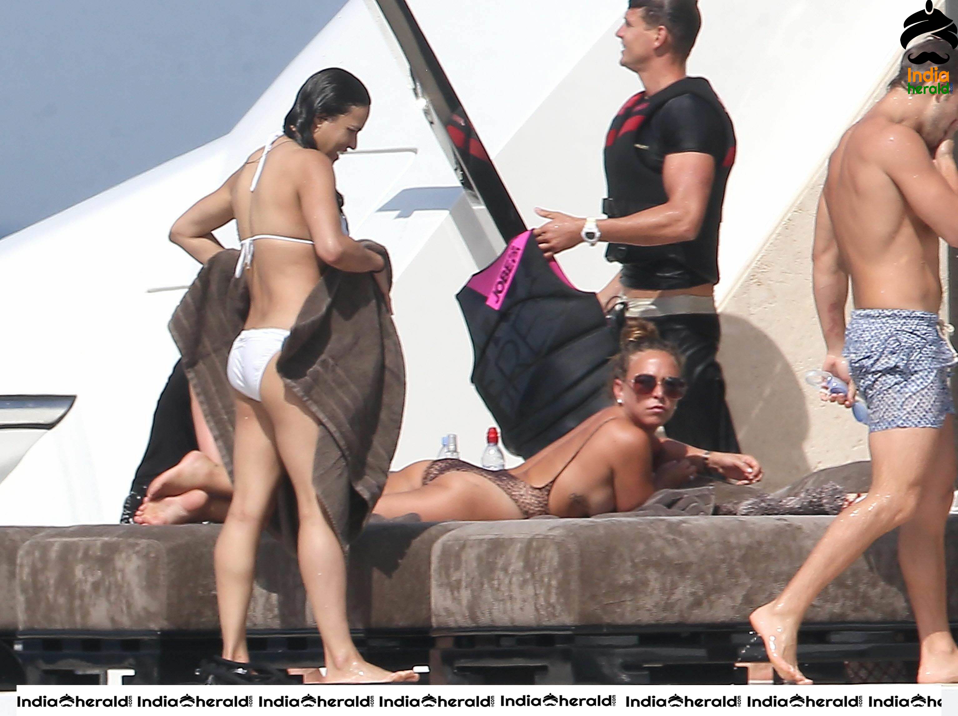 Michelle Rodriguez in a White Bikini at St Tropez Set 2