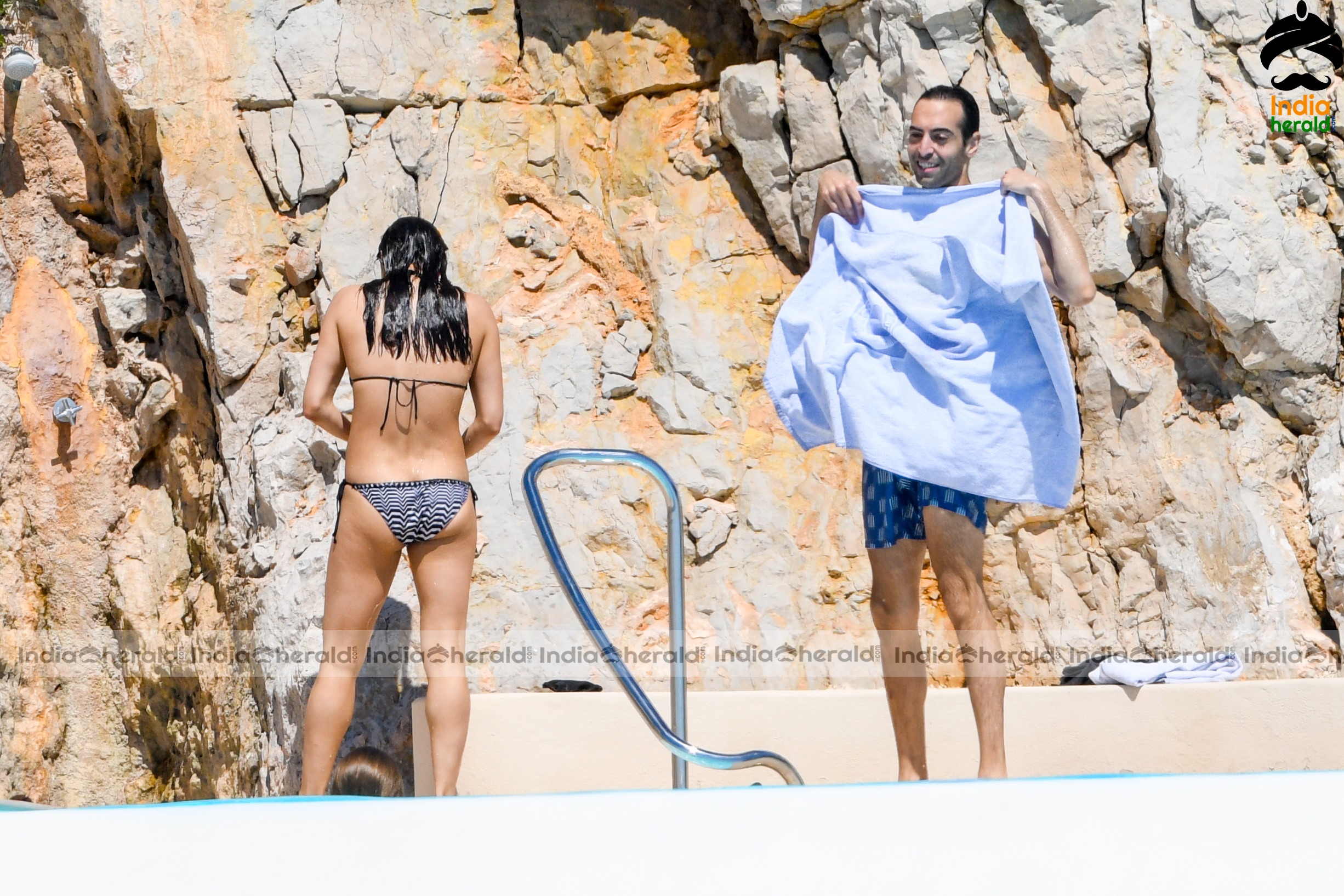 Michelle Rodriguez Spotted In A Bikini At Eden Roc Hotel in Antibes Set 3
