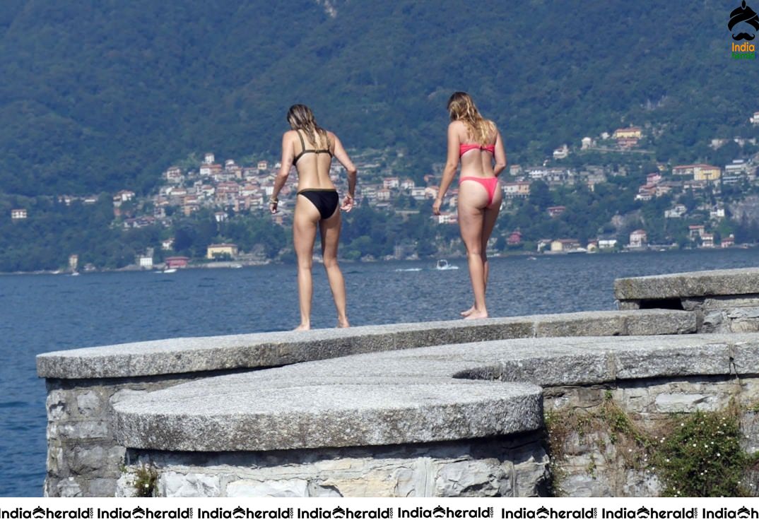 Miley Cyrus in a Bikini she was caughtt Kissing and smooching Kaitlynn Carter Set 1