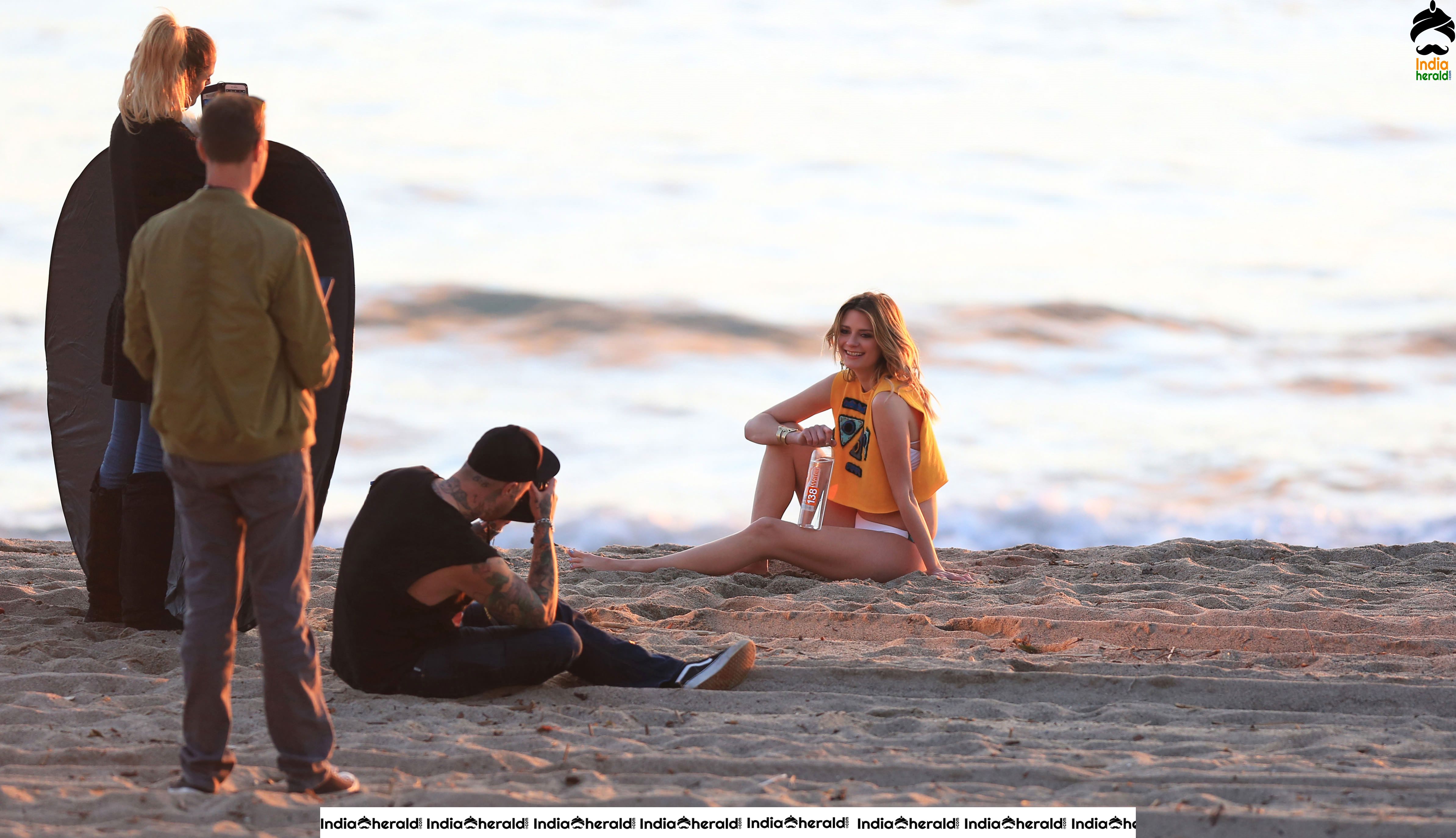 Mischa Barton Bikini Photoshoot for 138 Water in Huntington Beach Set 1