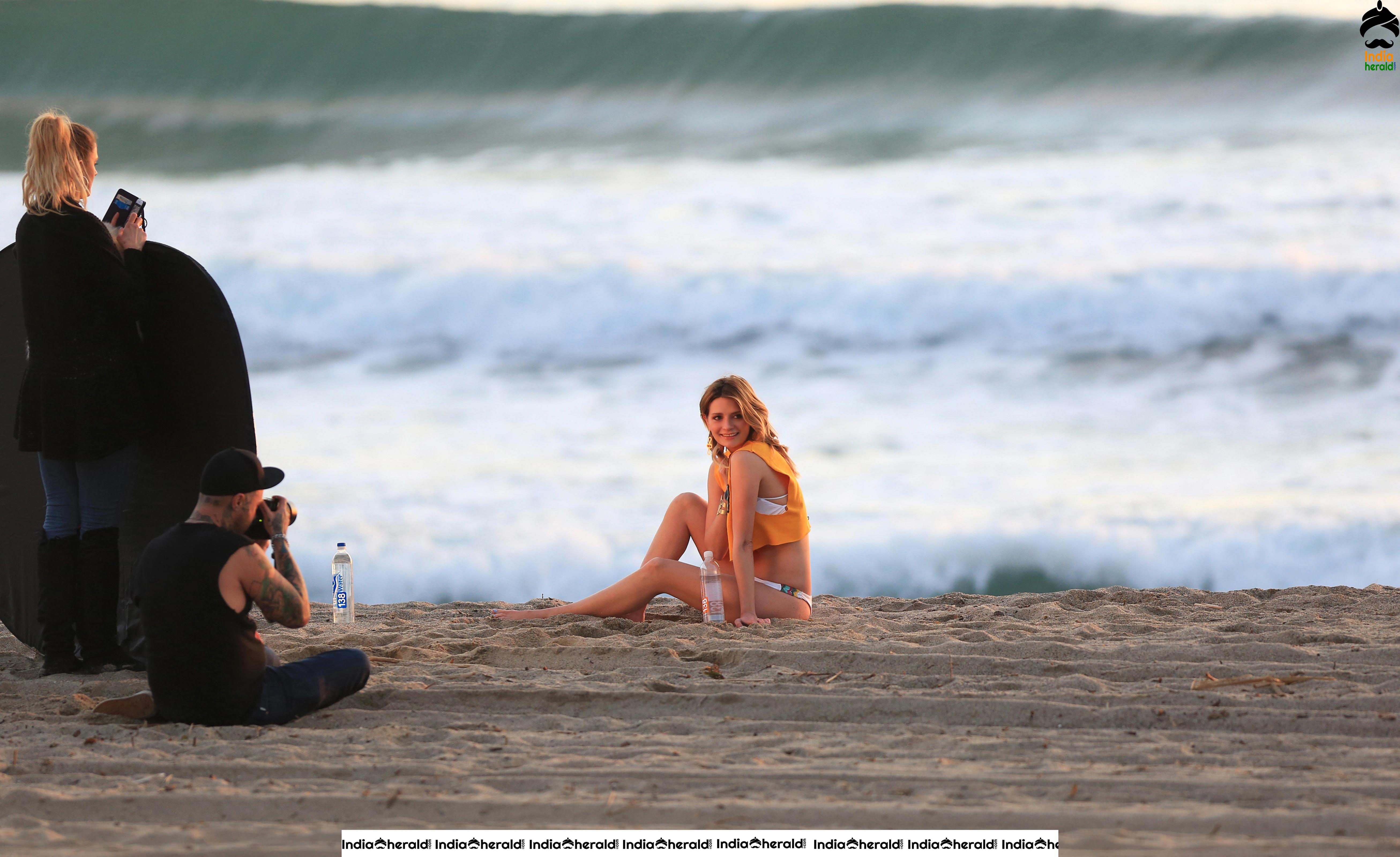 Mischa Barton Bikini Photoshoot for 138 Water in Huntington Beach Set 1