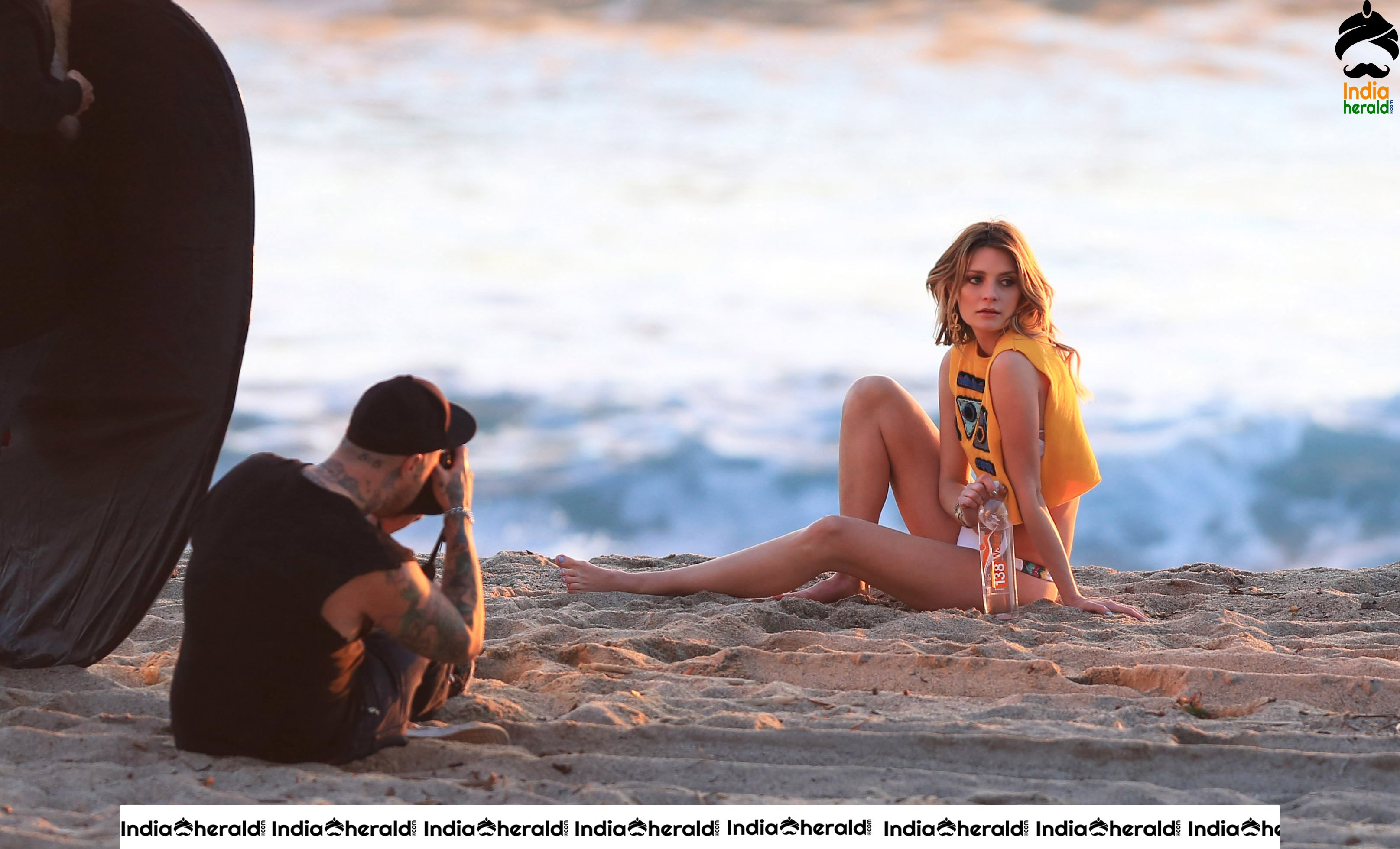 Mischa Barton Bikini Photoshoot for 138 Water in Huntington Beach Set 2