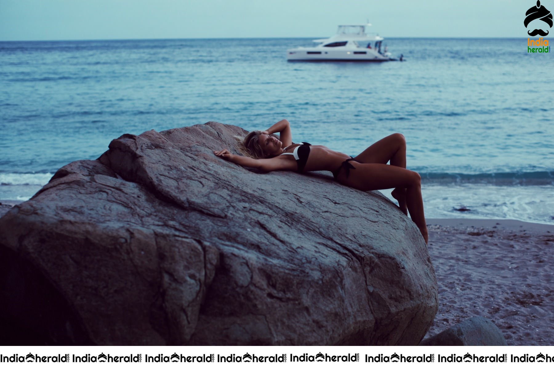 Natasha Oakley bikini photoshoot in St Barts Set 1