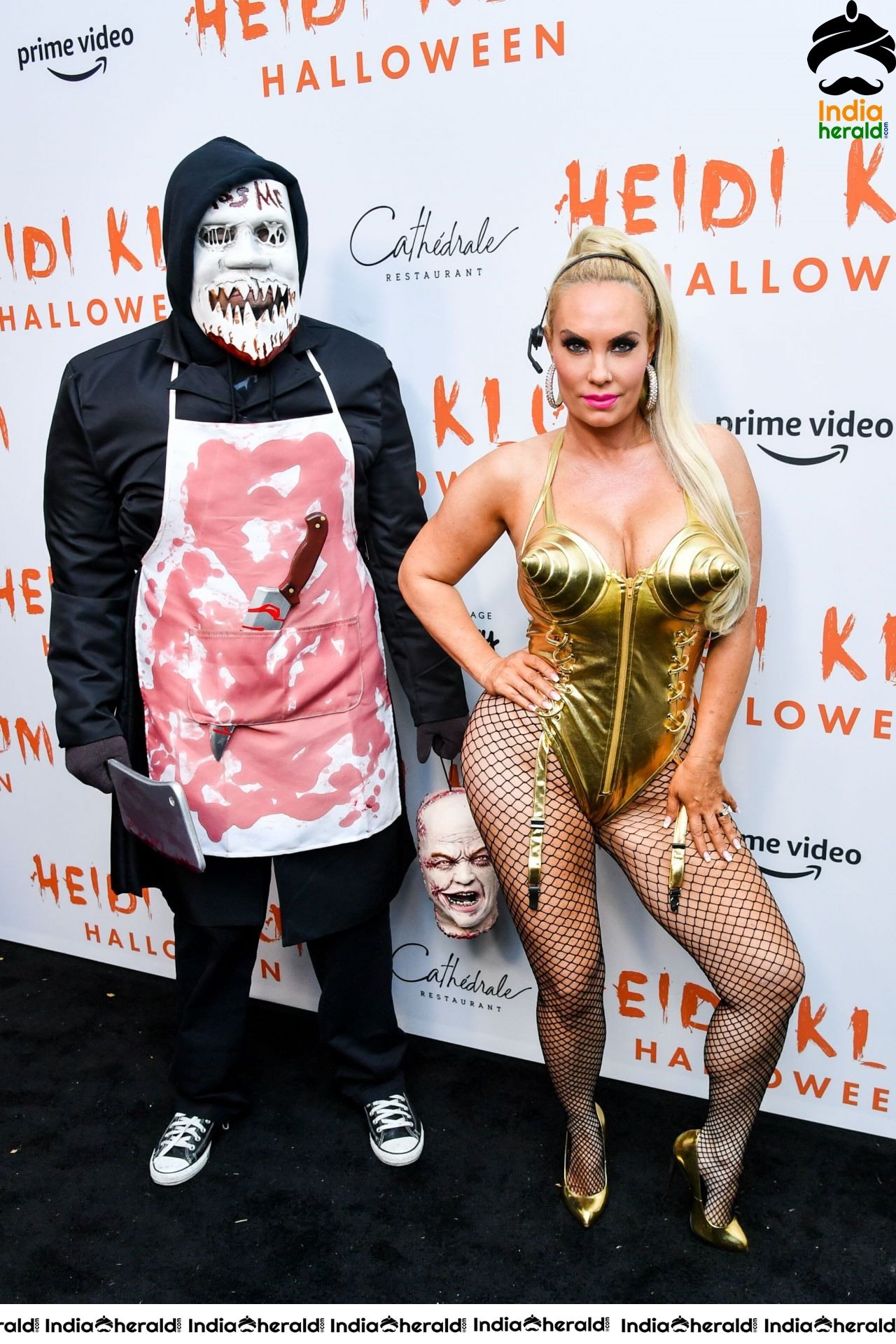 Nicole Coco Austin at Heidi Klum 20th Annual Halloween Party in New York