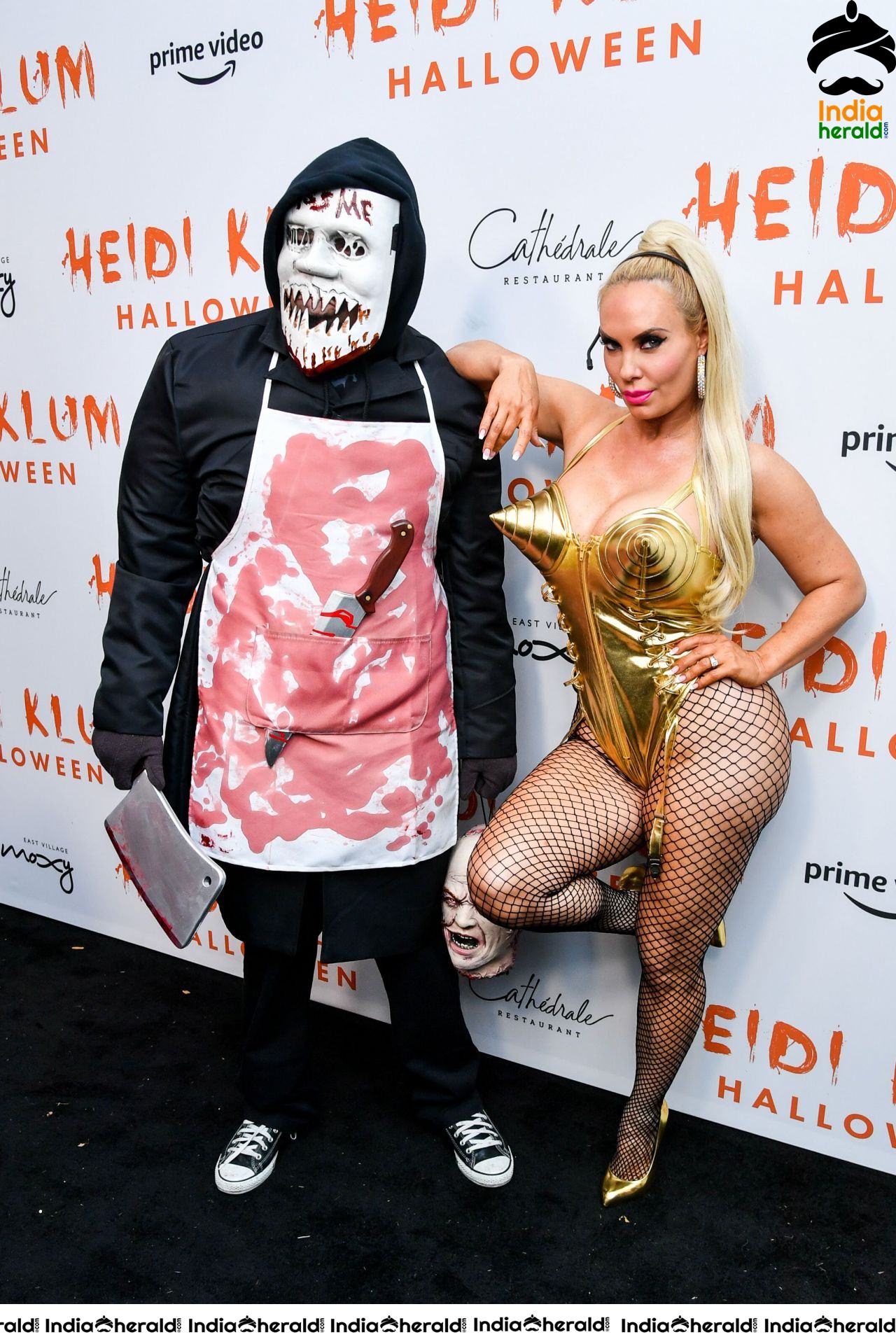 Nicole Coco Austin at Heidi Klum 20th Annual Halloween Party in New York
