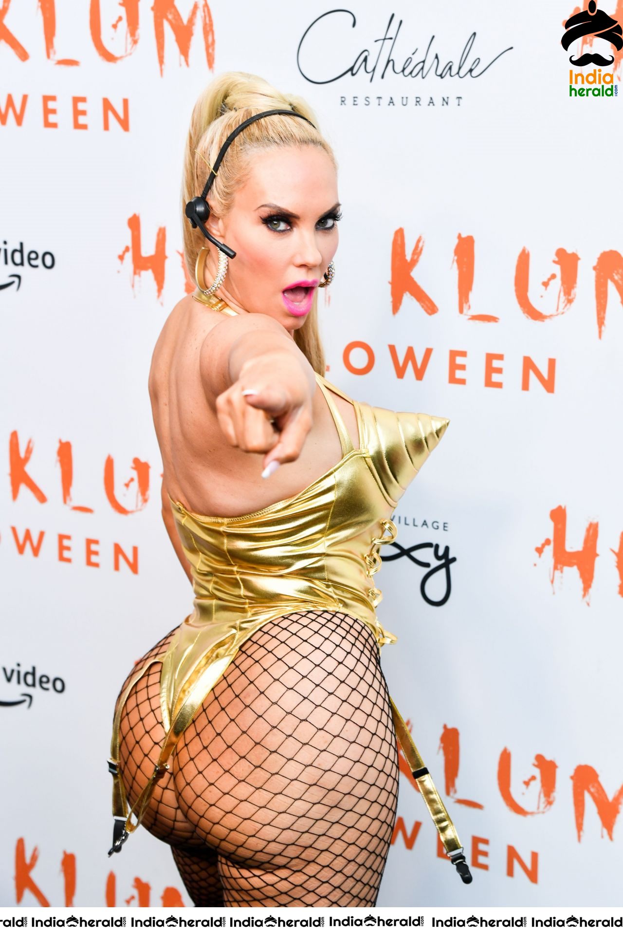 Nicole Coco Austin at Heidi Klum 20th Annual Halloween Party in New York