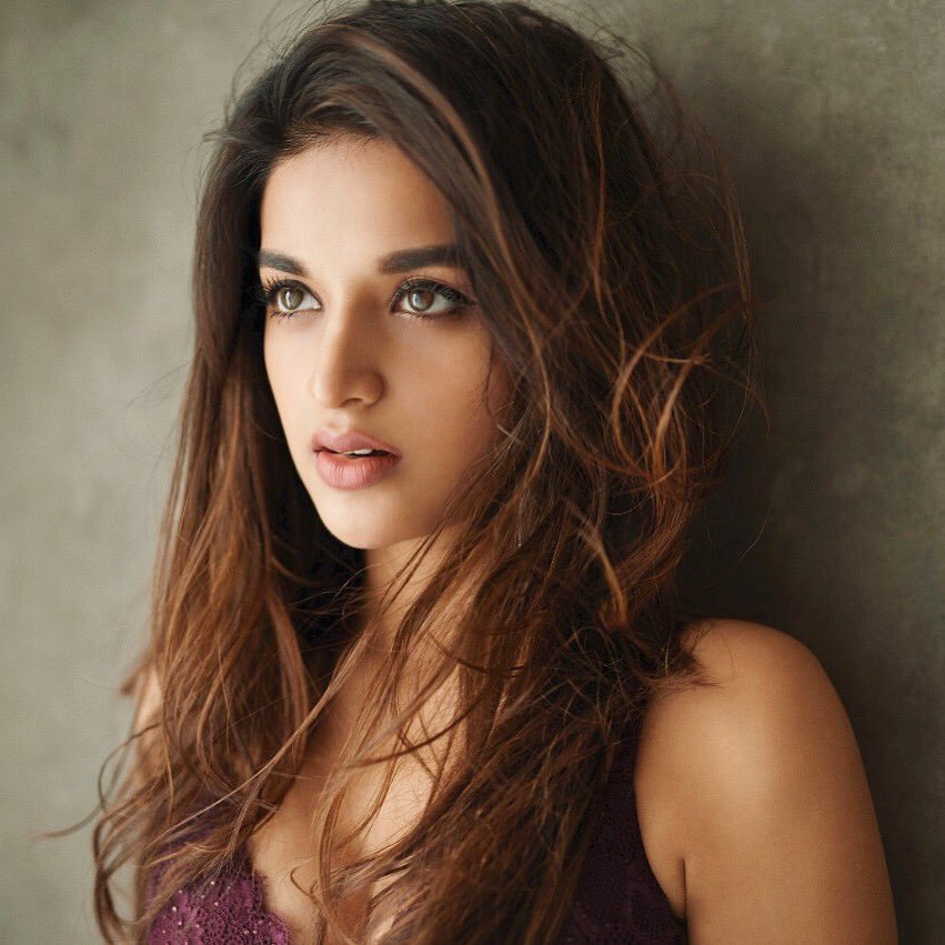 Nidhhi Agerwal Hot Cleavage and Hip Show Photos Collection Set 5