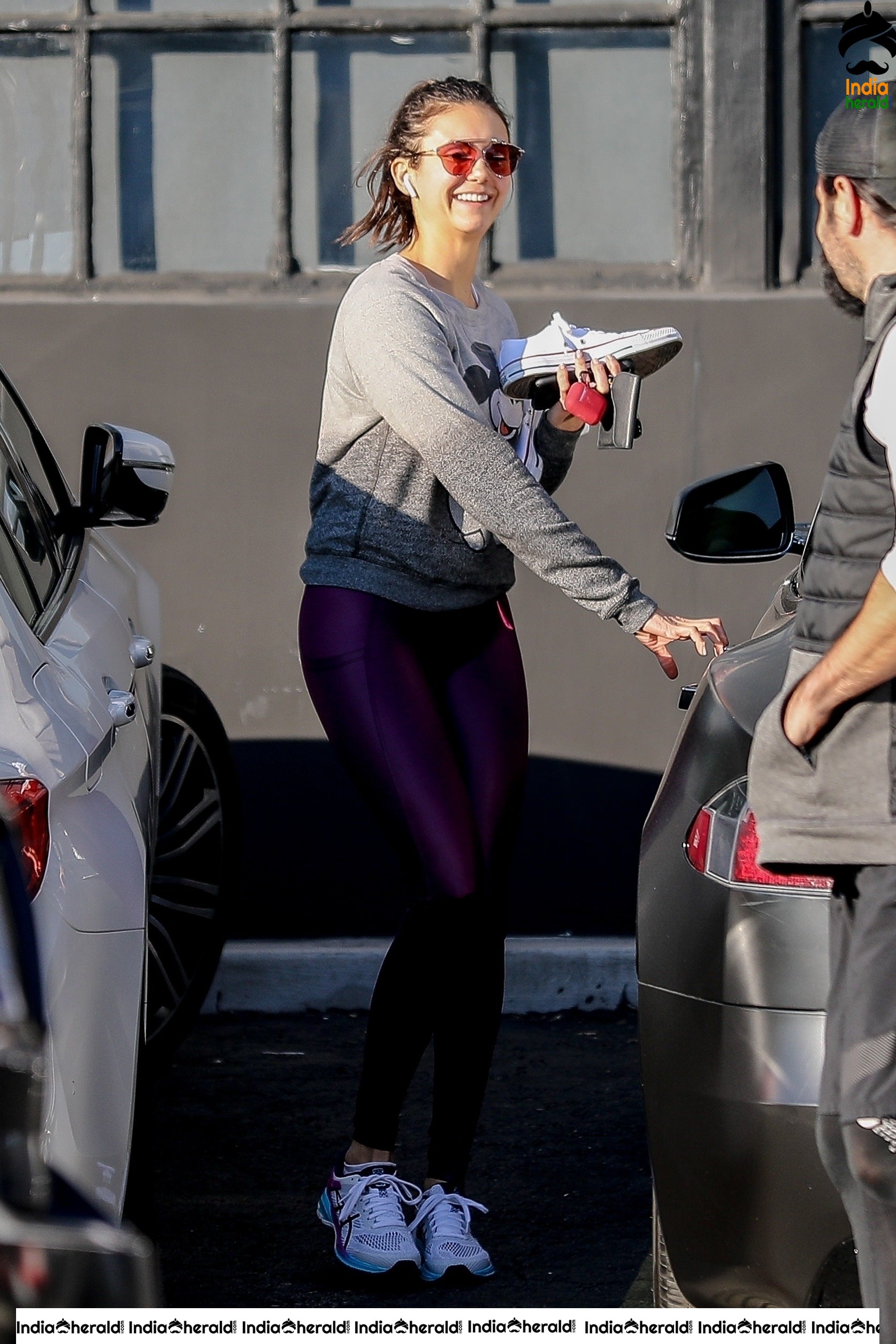 Nina Dobrev Leaving a Gym in West Hollywood Set 2