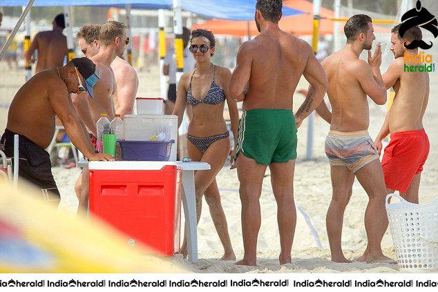 Nina Dobrev Wearing a Bikini at a Beach in Brazil Set 2