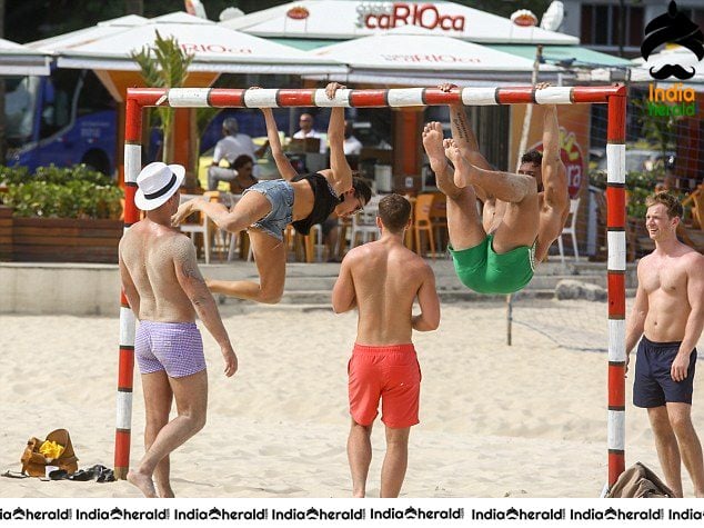 Nina Dobrev Wearing a Bikini at a Beach in Brazil Set 2