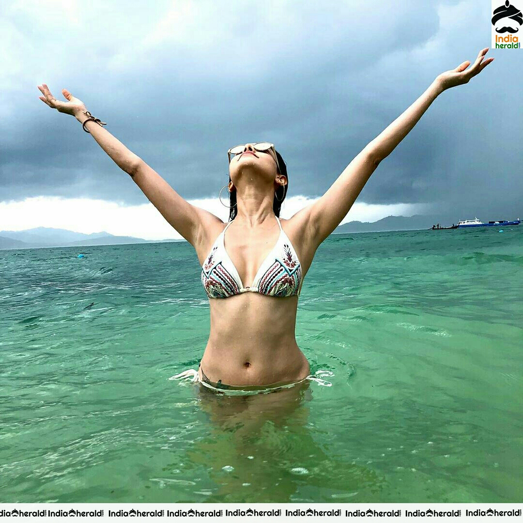 Nushrat Bharucha Hot Bikini Clicks