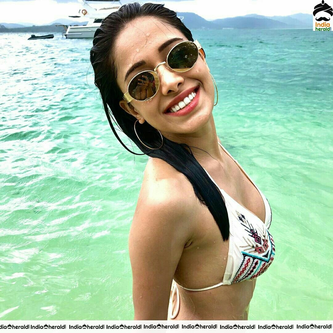 Nushrat Bharucha Hot Bikini Clicks
