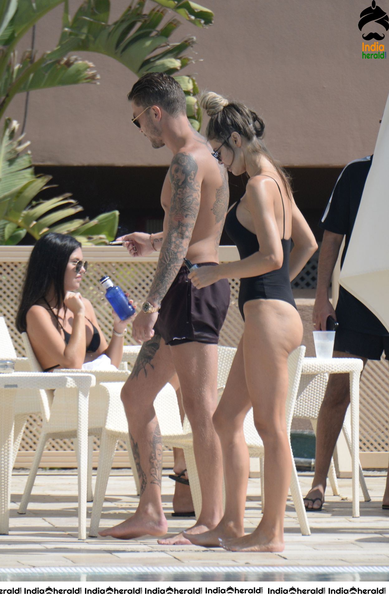 Olivia Attwood in Bikini hits the pool in Marbella Set 1