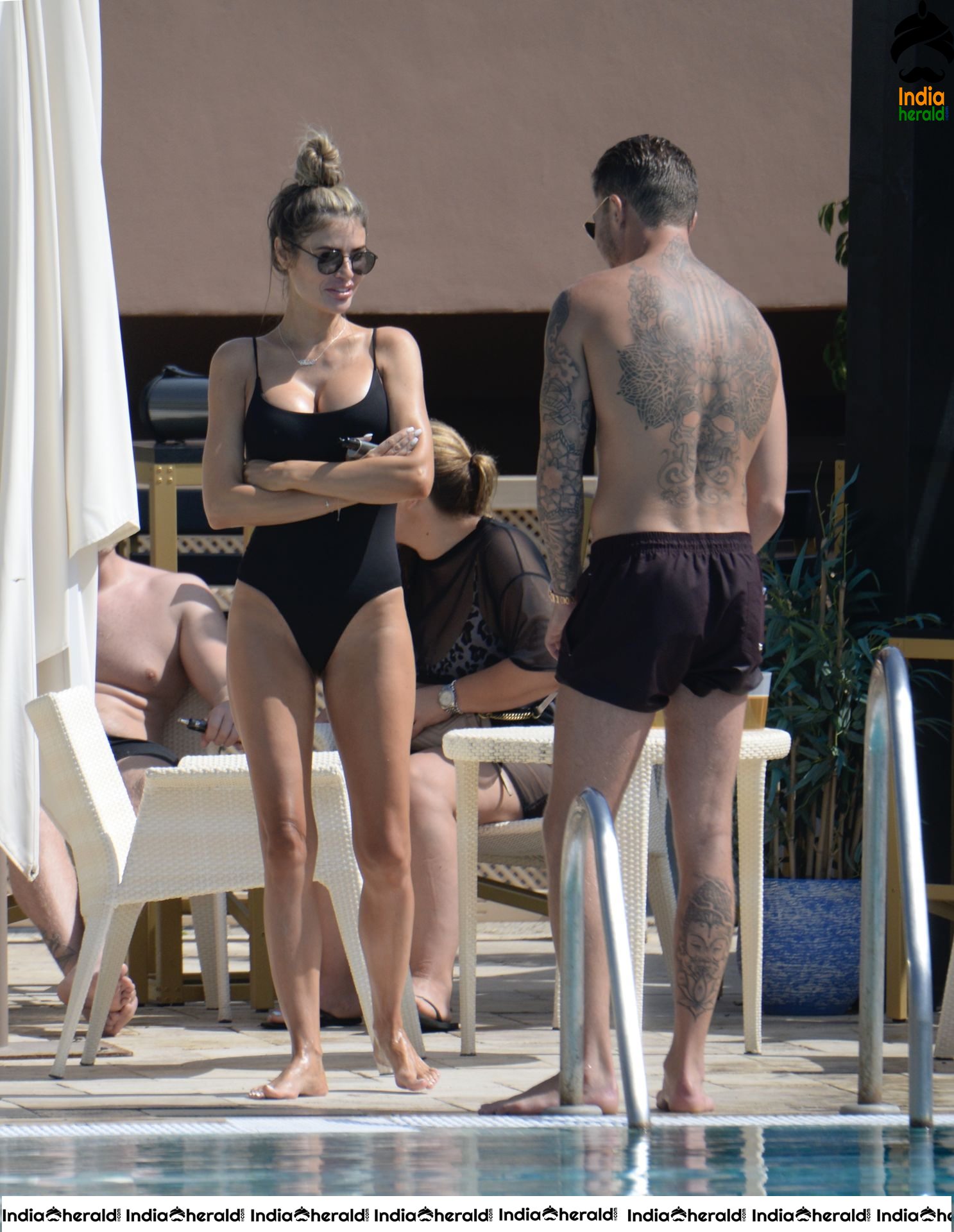 Olivia Attwood in Bikini hits the pool in Marbella Set 2