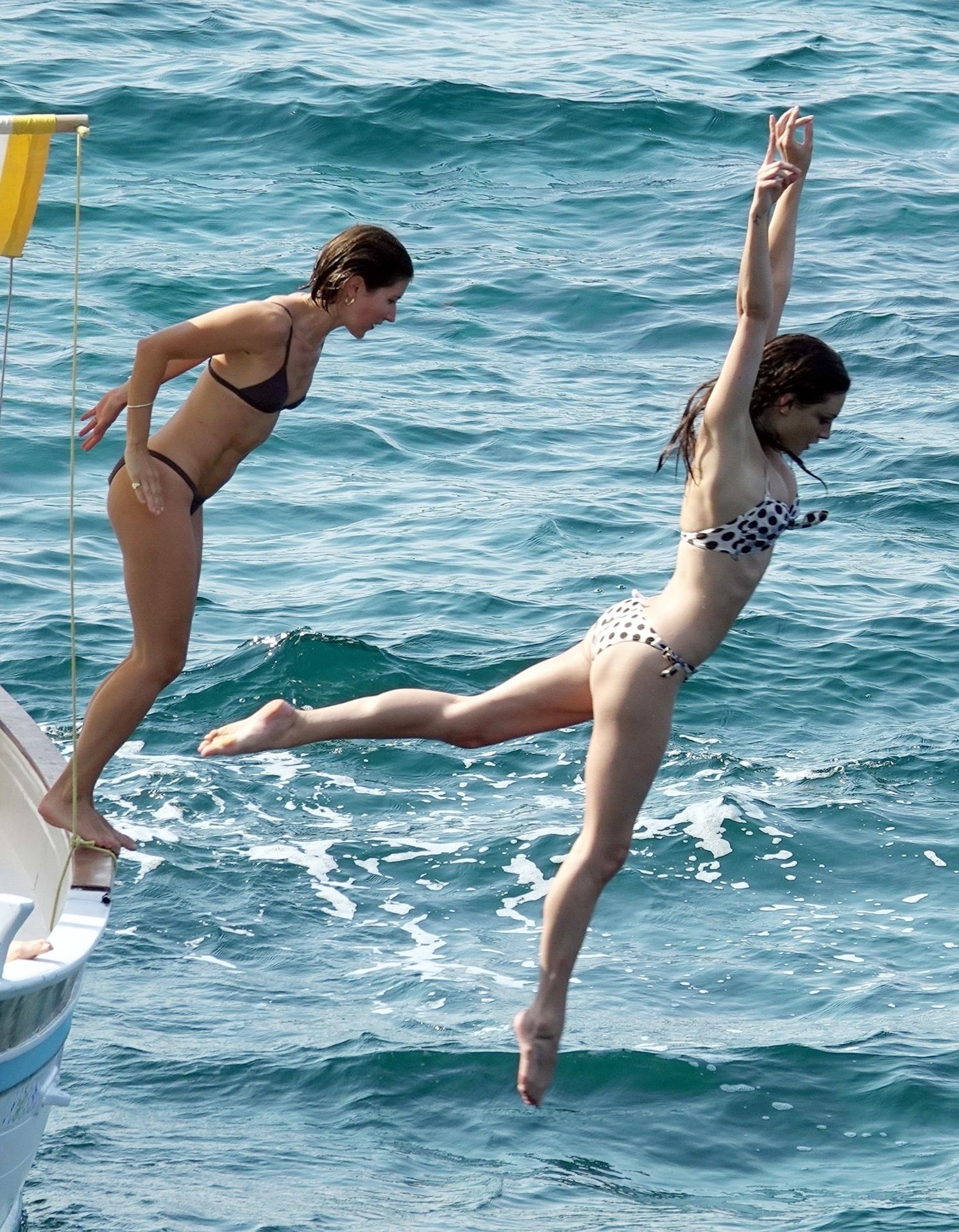 Phoebe Tonkin Caught In Bikini At Capri Italy