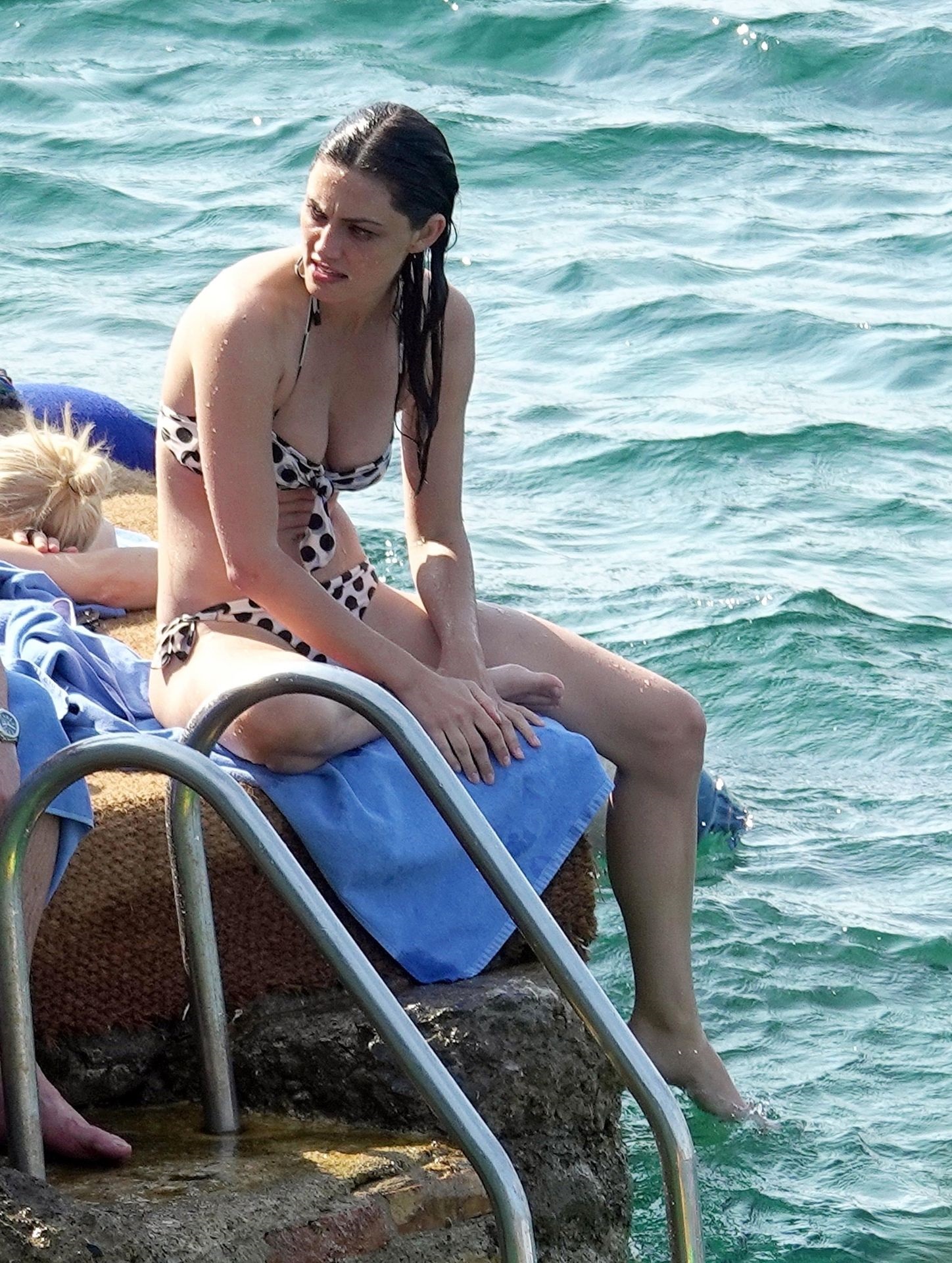 Phoebe Tonkin Caught In Bikini At Capri Italy