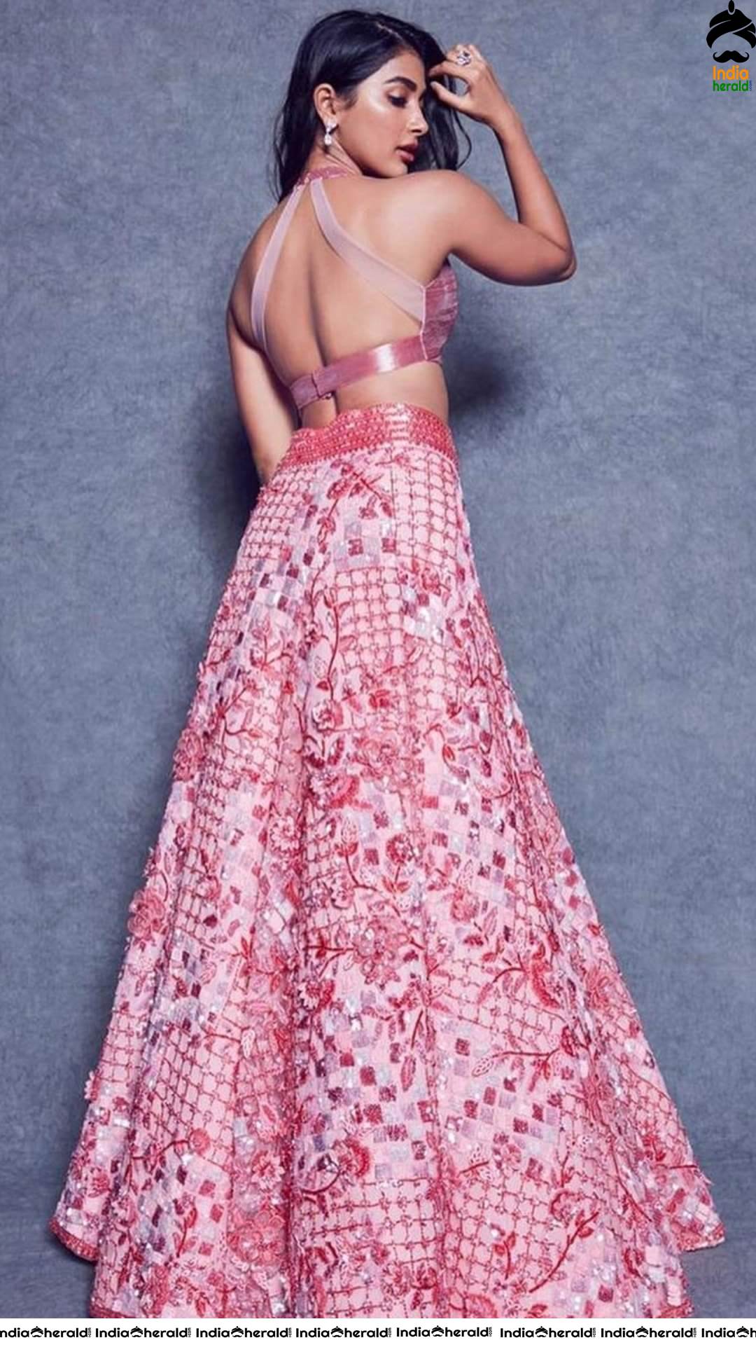 Pooja Hegde Flaunts her Curvaceous Hot Body and Exposes her Teasing Assets in these Photos Set 2