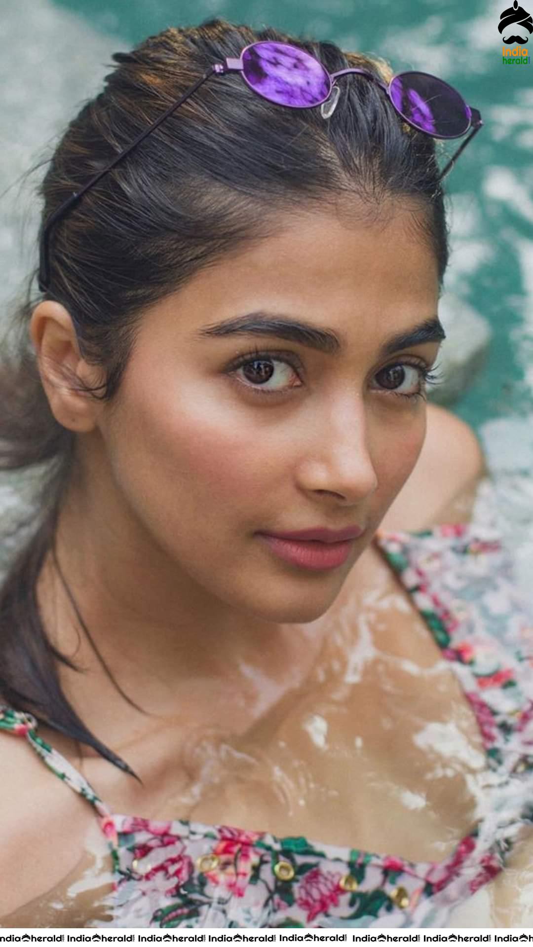 Pooja Hegde Flaunts her Curvaceous Hot Body and Exposes her Teasing Assets in these Photos Set 3